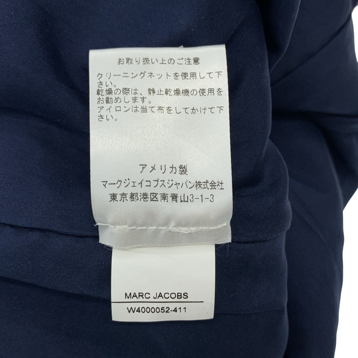 MARC JACOBS / マークジェイコブス | チェック ツイード ワイドパンツ | 2 | ネイビー/イエロー | レディース