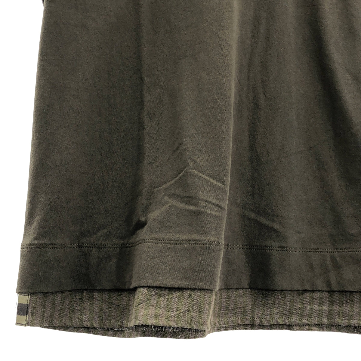 【美品】  ziggy chen / ジギーチェン | 2025SS | lapel-collar short-sleeves T-shirt ラペルカラー 半袖 コットン Tシャツ | 44 | ブラウン | メンズ