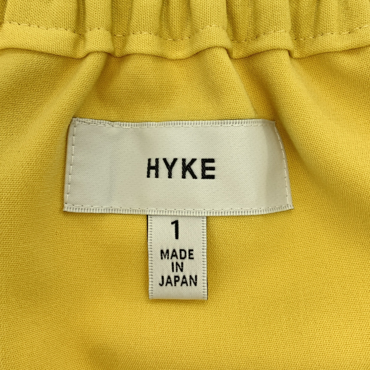 HYKE | 2020 秋冬 | 彈性錐形褲 | 標誌紐扣彈性鬆緊腰休閒褲 | 尺寸 1 | 女款