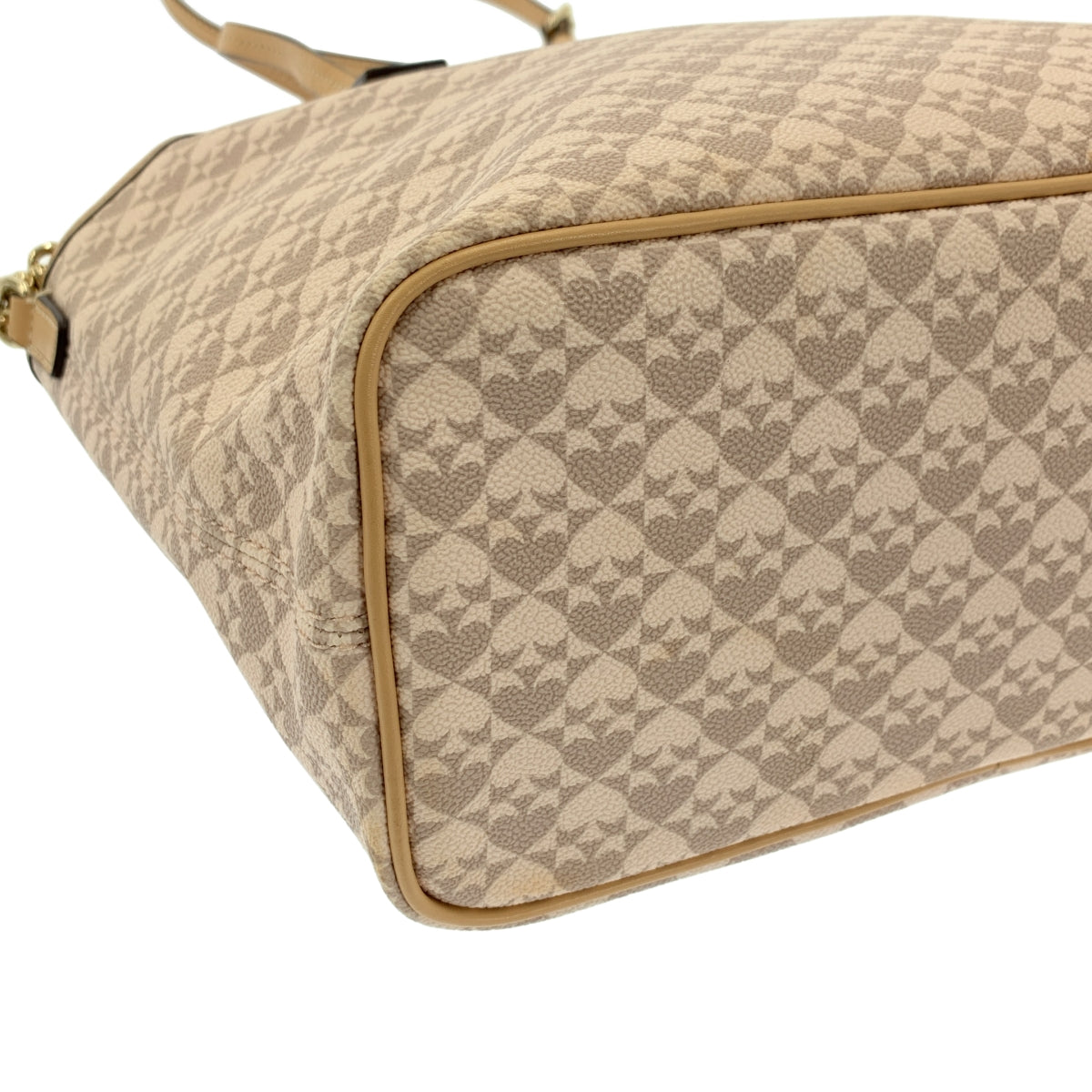 KATE SPADE / 케이트 스페이드 | 2Way 총 무늬 PVC 토트 숄더백 | 베이지계 | 여성