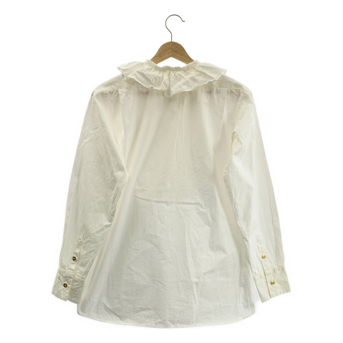 Atlantique Ascoli / アトランティックアスコリ | コットン フリルカラー プルオーバー ブラウス | 0 | レディース