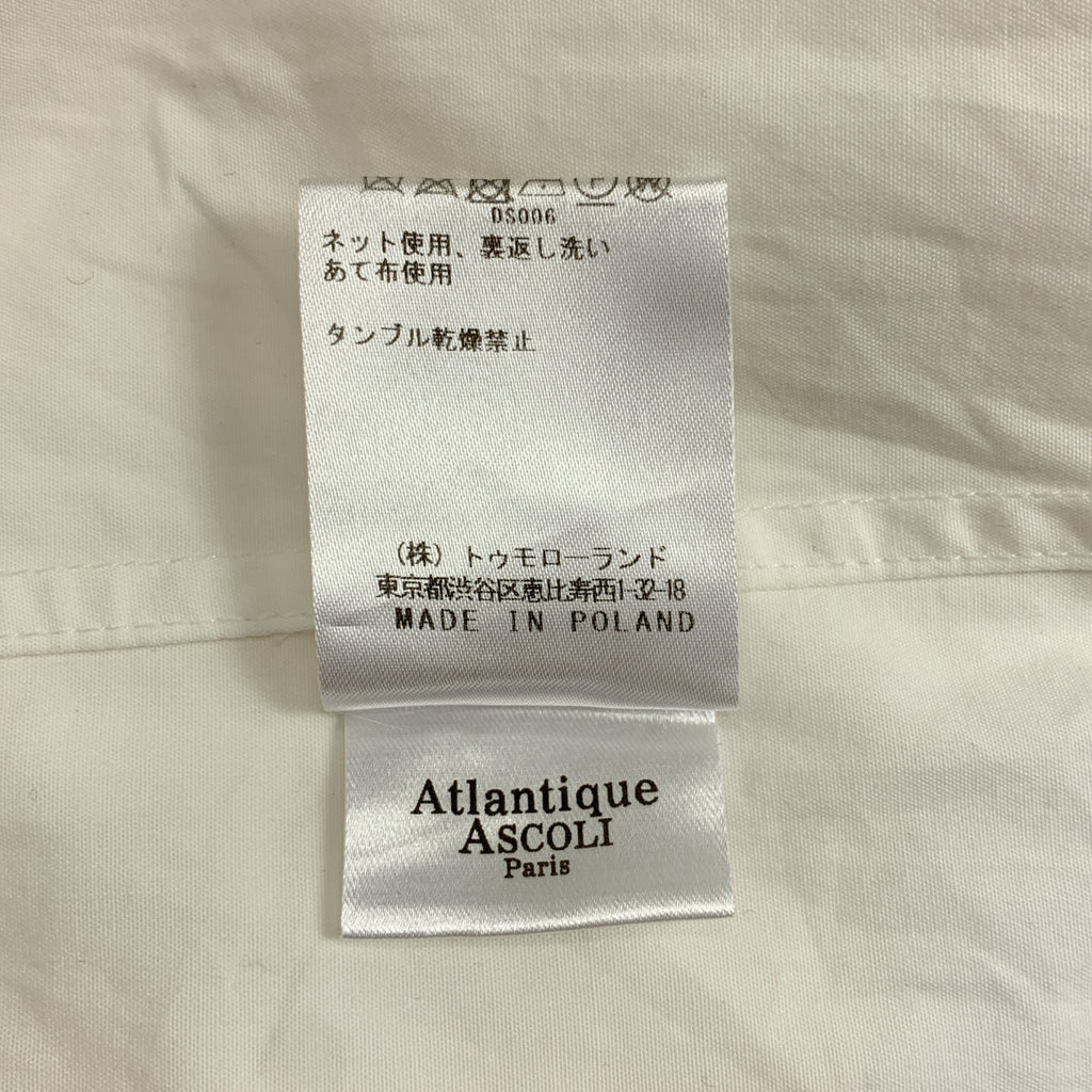 Atlantique Ascoli / 애틀랜틱 아스코리 | 코튼 프릴 컬러 풀오버 블라우스 | 0 |