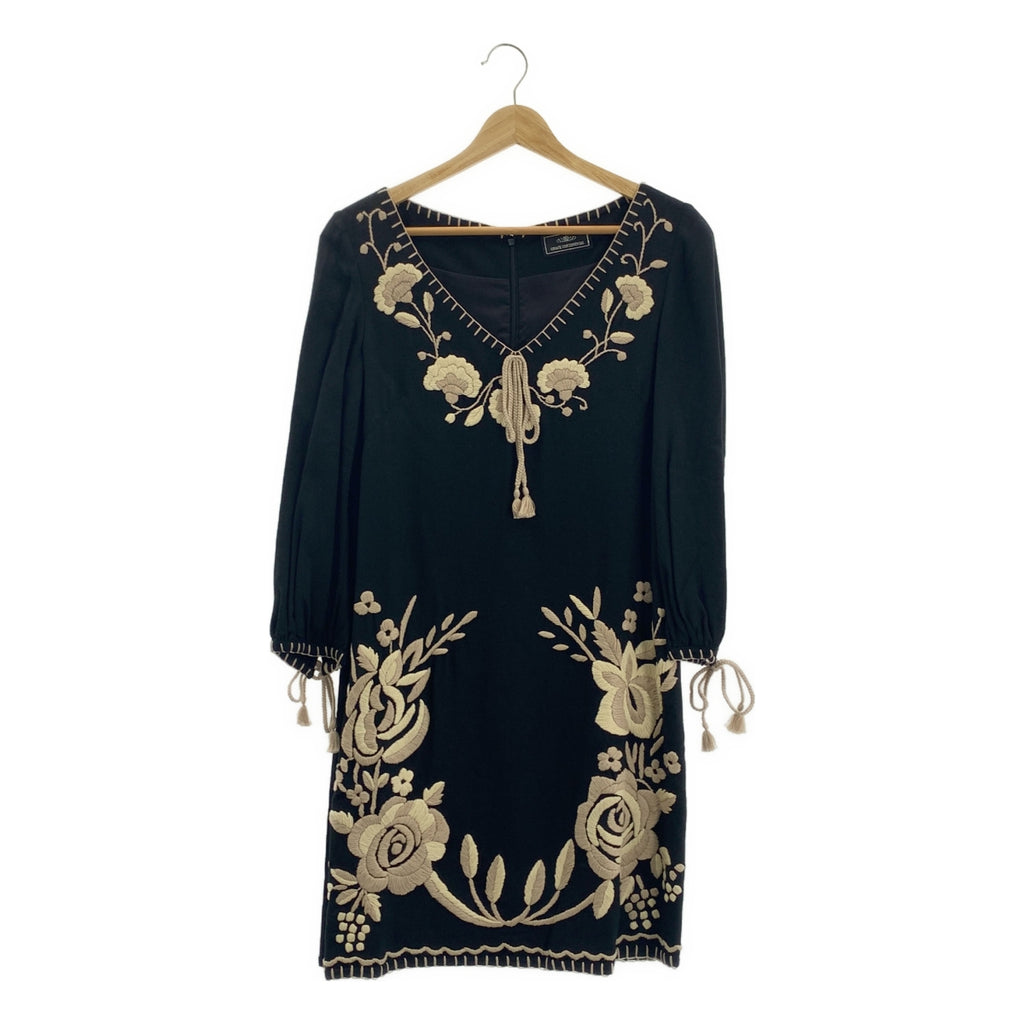 GRACE CONTINENTAL | 刺繡抽繩洋裝 / 有襯裡 | 尺寸 36 |