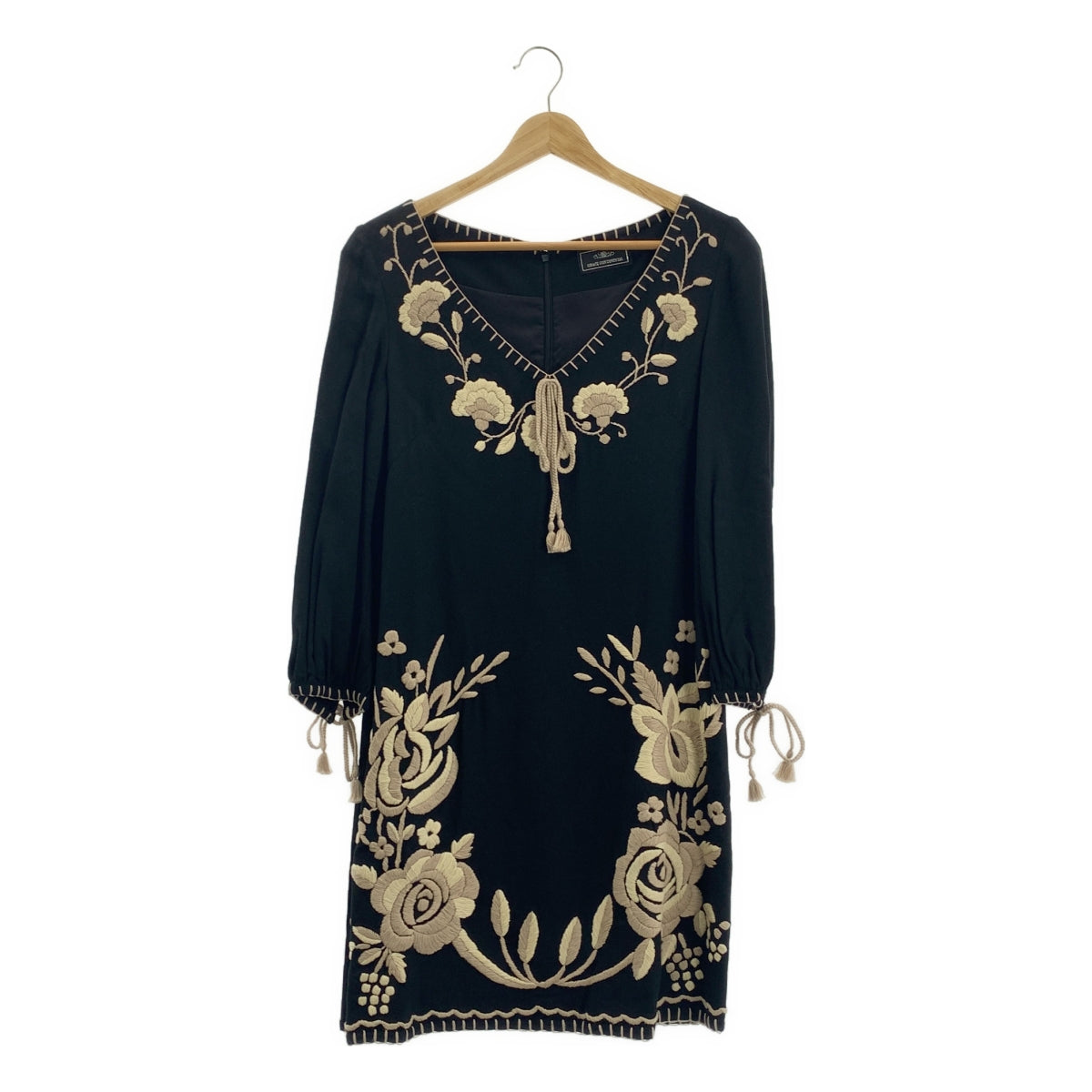 GRACE CONTINENTAL | 刺繡抽繩洋裝 / 有襯裡 | 尺寸 36 |