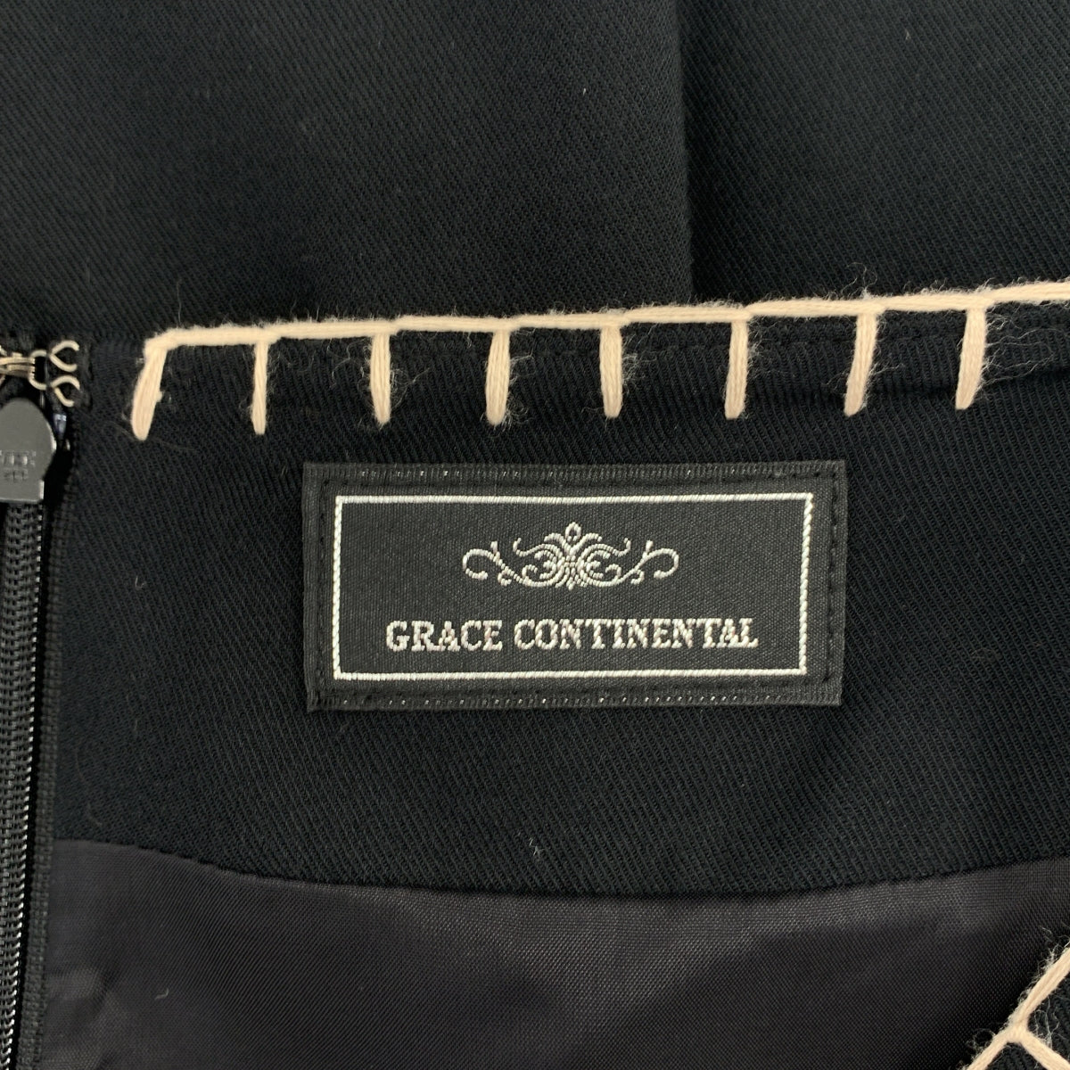 GRACE CONTINENTAL | 刺繡抽繩洋裝 / 有襯裡 | 尺寸 36 |