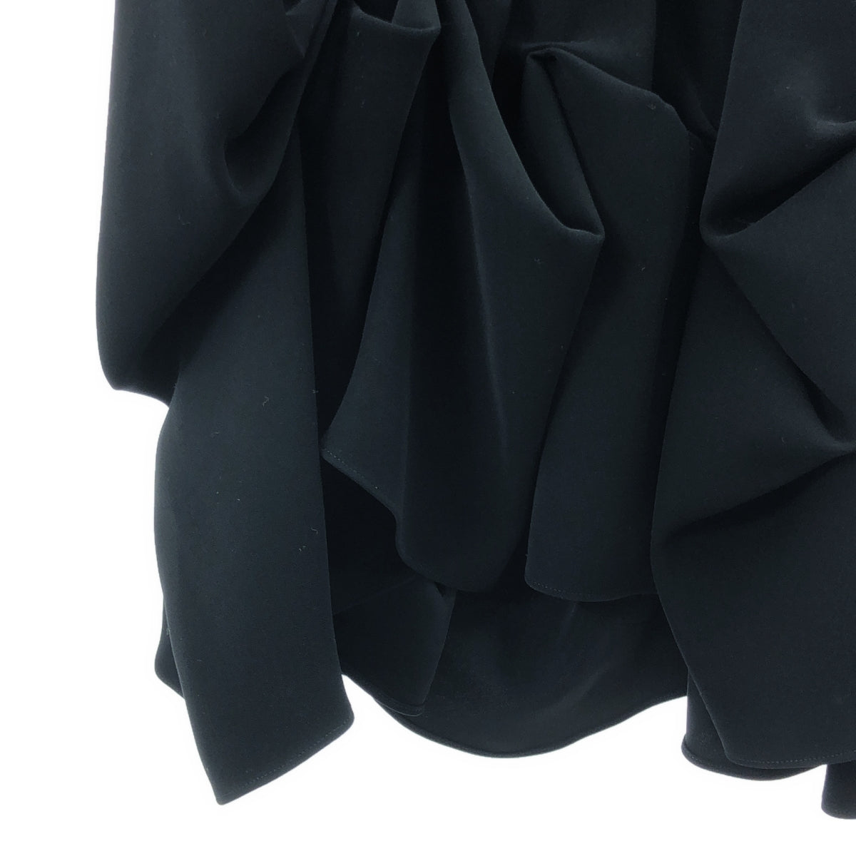 [狀況極佳] YOKO CHAN | 下擺鑷子連身裙，無袖 | 尺寸 38 | 黑色 | 女款