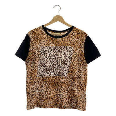 SAINT LAURENT PARIS / サンローランパリ | ベイビーキャット 袖切替 プリントTシャツ | S | メンズ