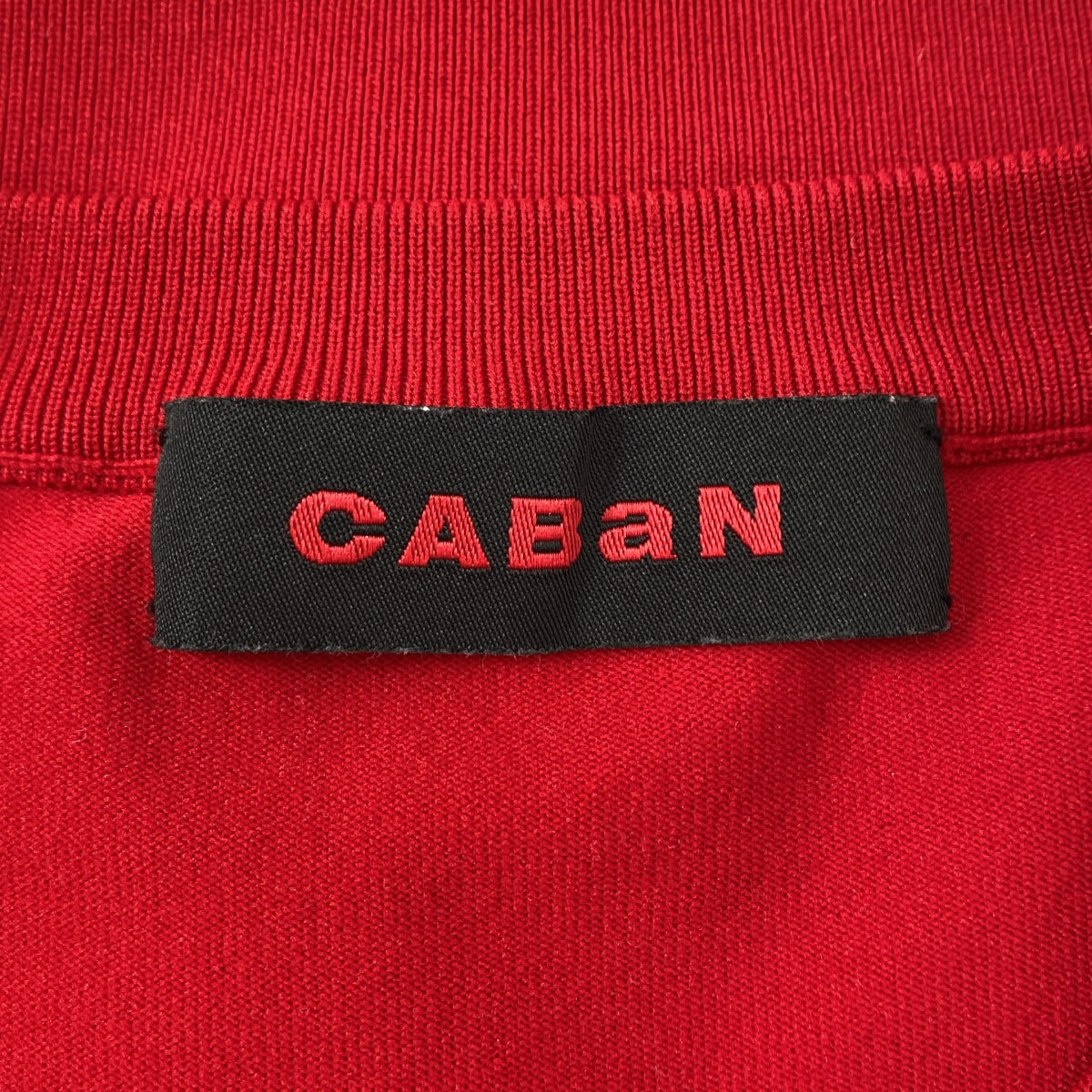 CABaN / 캐빈 | 미세 폴리 에스테르 하프 슬리브 포켓 가디건 | S | 여성