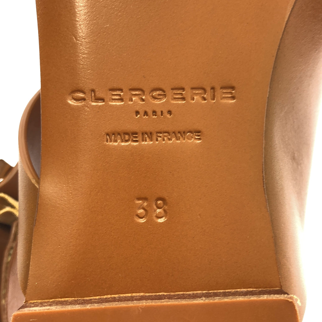 Clergerie Paris / クレジュリー | ADA SANDAL レザー スリングバック サンダル | 24 | レディース