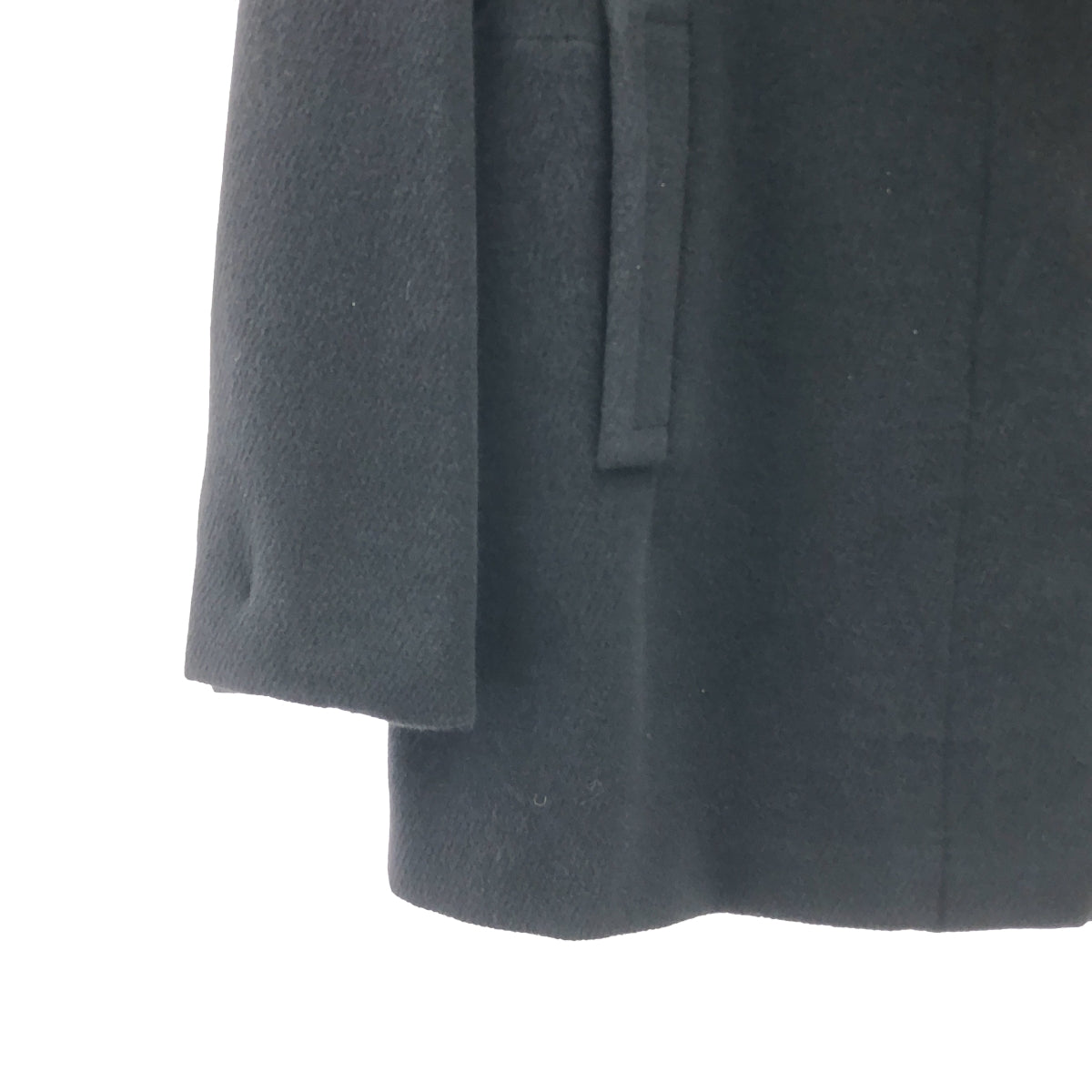 JIL SANDER / ジルサンダー | ステンカラー ショート コート ジャケット | 34 | ブラック | レディース