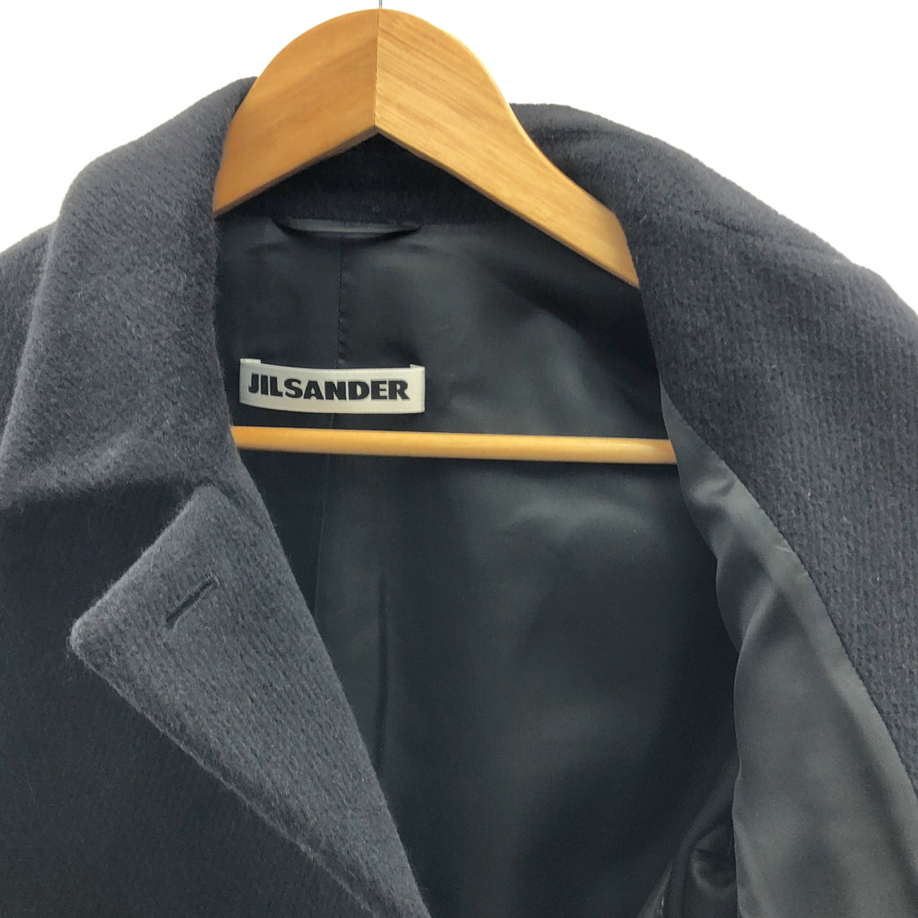 JIL SANDER / 질 썬더 | 스텐 컬러 쇼트 코트 재킷 | 34 | 블랙 | 여성