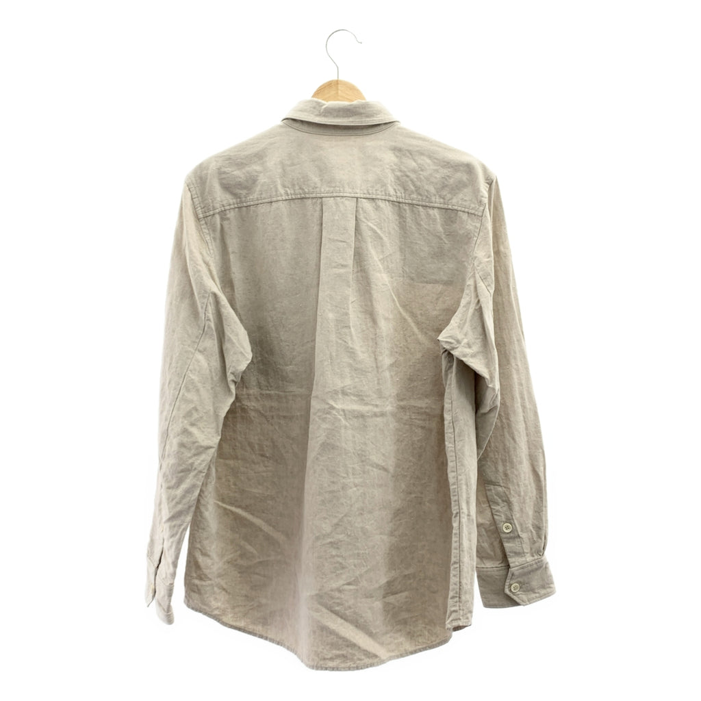 yamauchi | 鹽縮亞麻紐扣襯衫 | 2 |