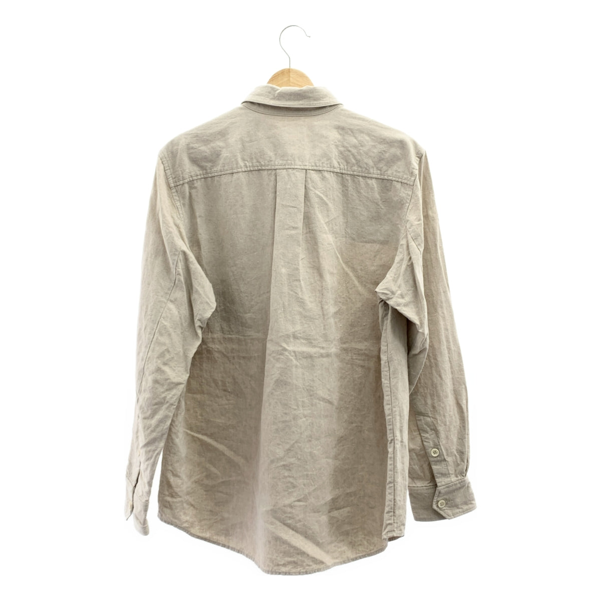yamauchi | 鹽縮亞麻紐扣襯衫 | 2 |