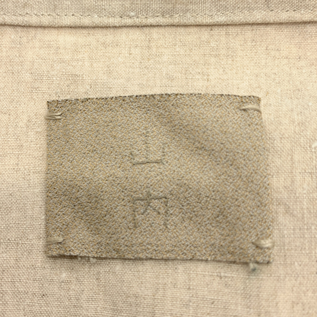 yamauchi | 鹽縮亞麻紐扣襯衫 | 2 |