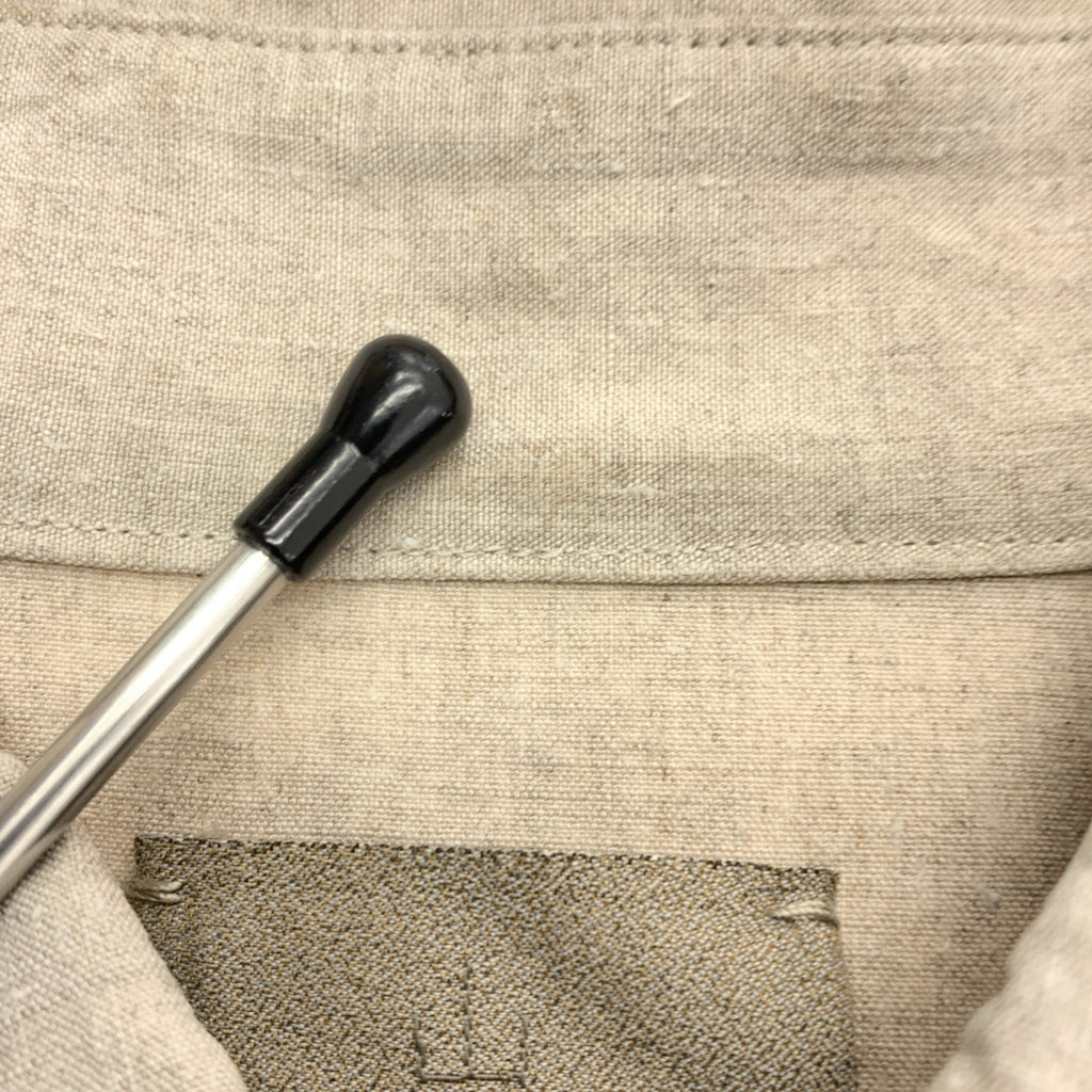 yamauchi | 鹽縮亞麻紐扣襯衫 | 2 |