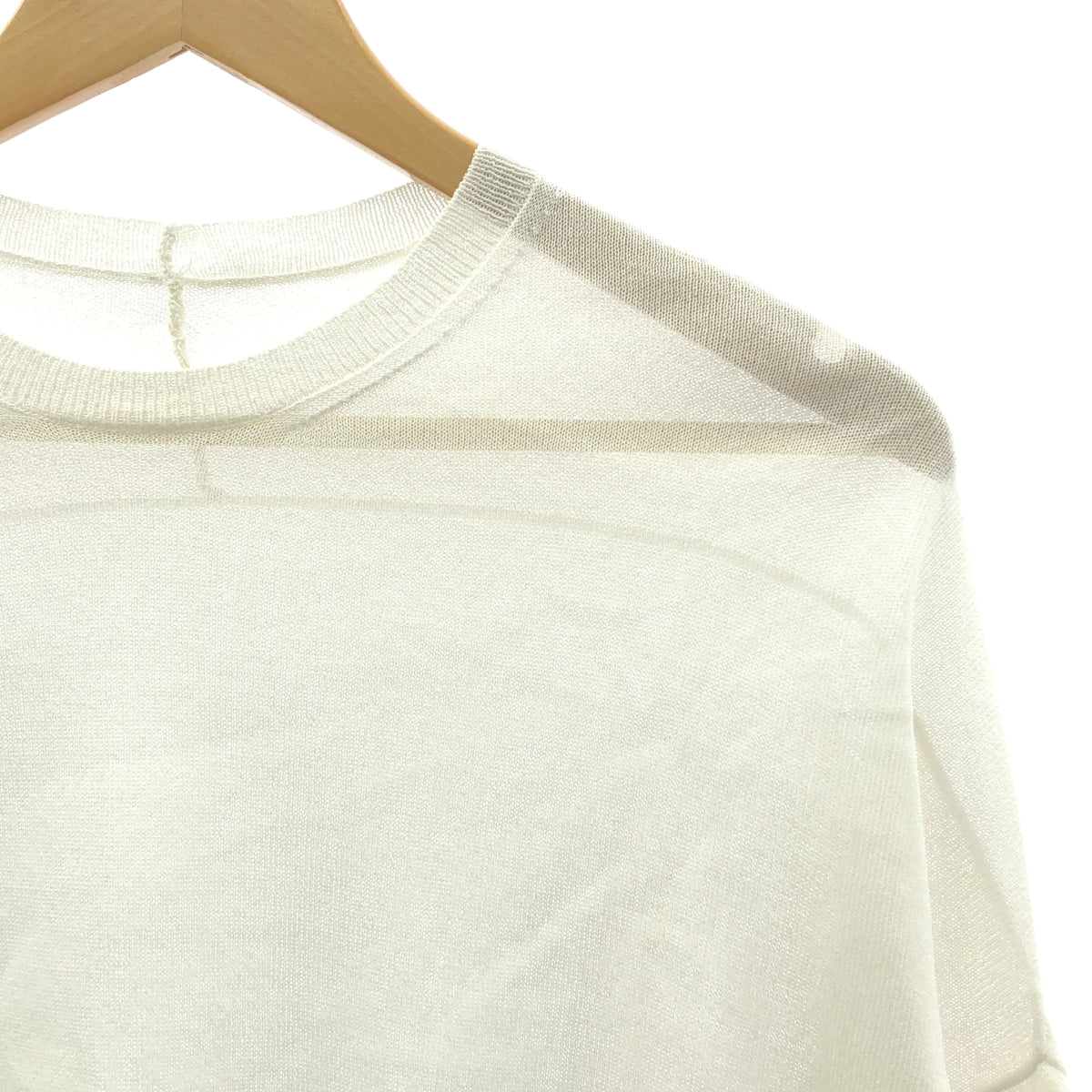 ARTS&SCIENCE / アーツアンドサイエンス | Short Sleeve Balloon Sweater 和紙ブレンド 半袖 バルーンニット | 1 | レディース