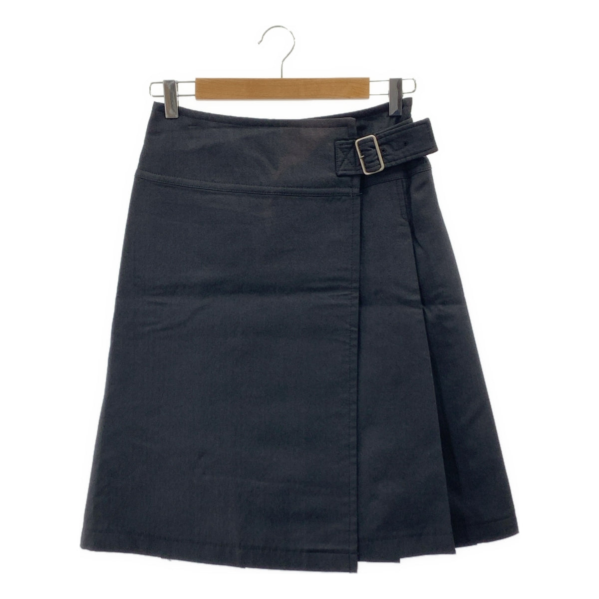 tricot COMME des GARCONS / トリココムデギャルソン | 2006SS | ウール プリーツ ベルテッド ラップスカート | S | レディース