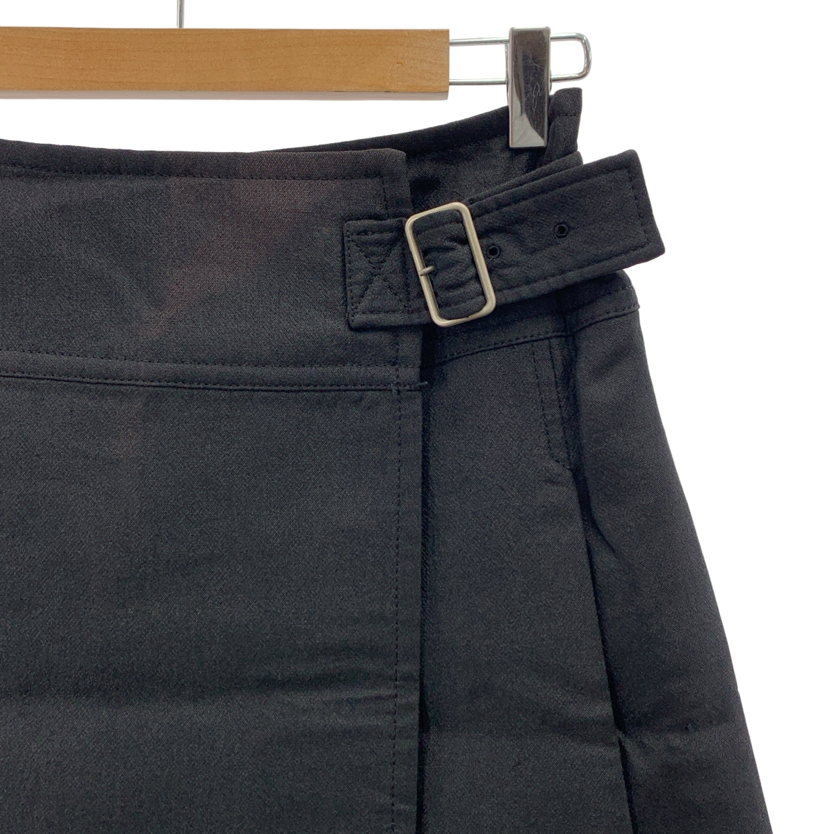 tricot COMME des GARCONS / トリココムデギャルソン | 2006SS | ウール プリーツ ベルテッド ラップスカート | S | レディース