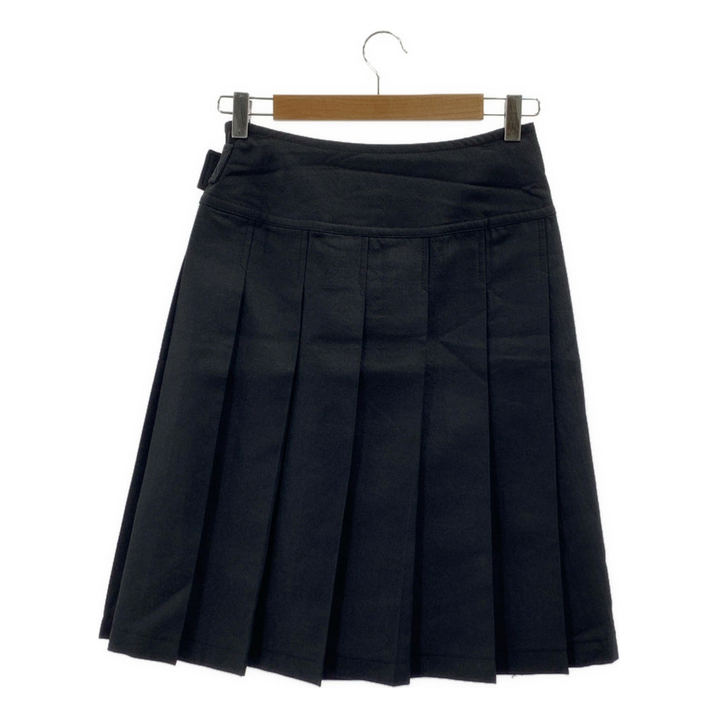 tricot COMME des GARCONS / トリココムデギャルソン | 2006SS | ウール プリーツ ベルテッド ラップスカート | S | レディース