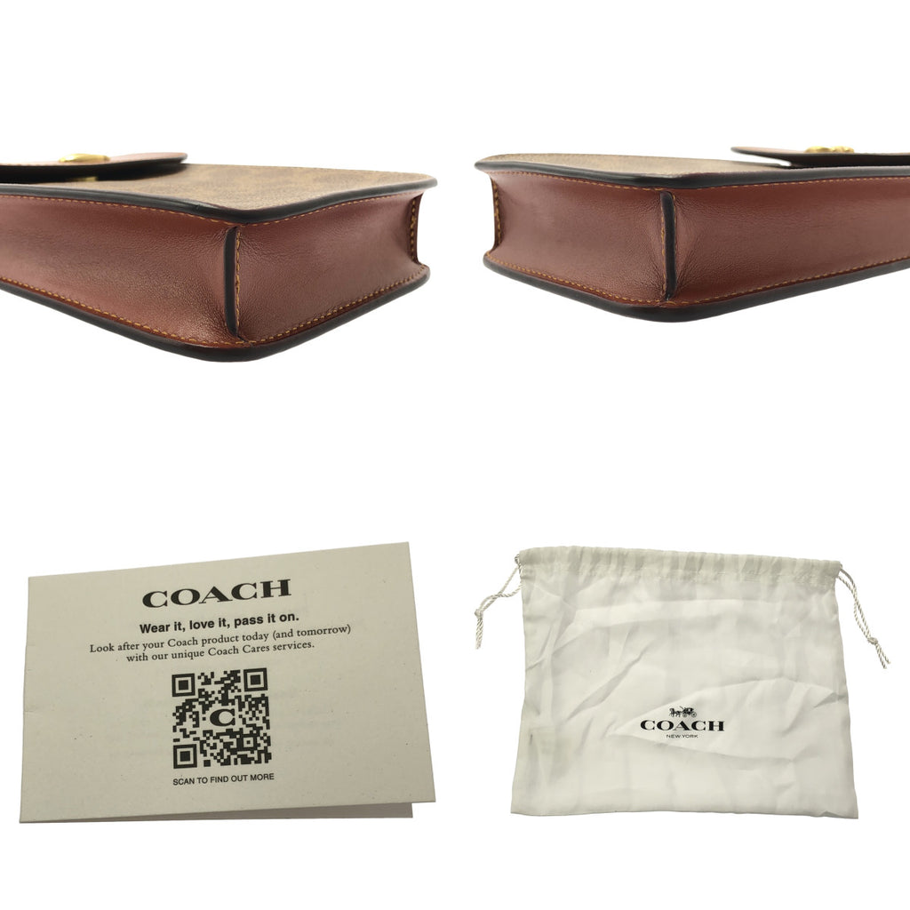 COACH | 小鹿斜背簽名帆布肩背包 |