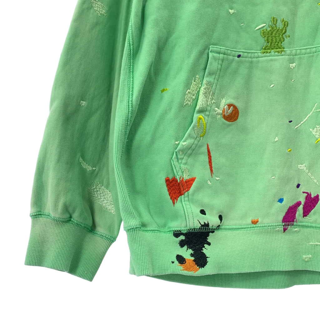 TENDER PERSON / 텐더퍼슨 | Painting Embroidery Hoodie 코튼 후드 트레이너 | 3 | 남성