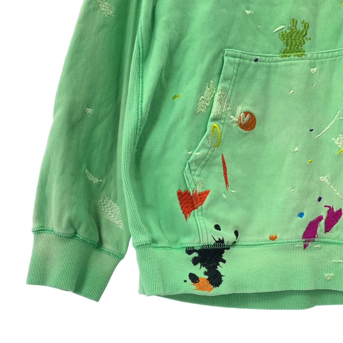 TENDER PERSON / テンダーパーソン | Painting Embroidery Hoodie コットン フーデッド トレーナー | 3 | メンズ