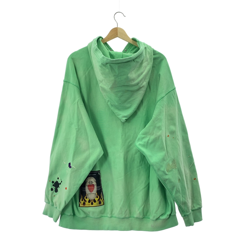 TENDER PERSON / 텐더퍼슨 | Painting Embroidery Hoodie 코튼 후드 트레이너 | 3 | 남성