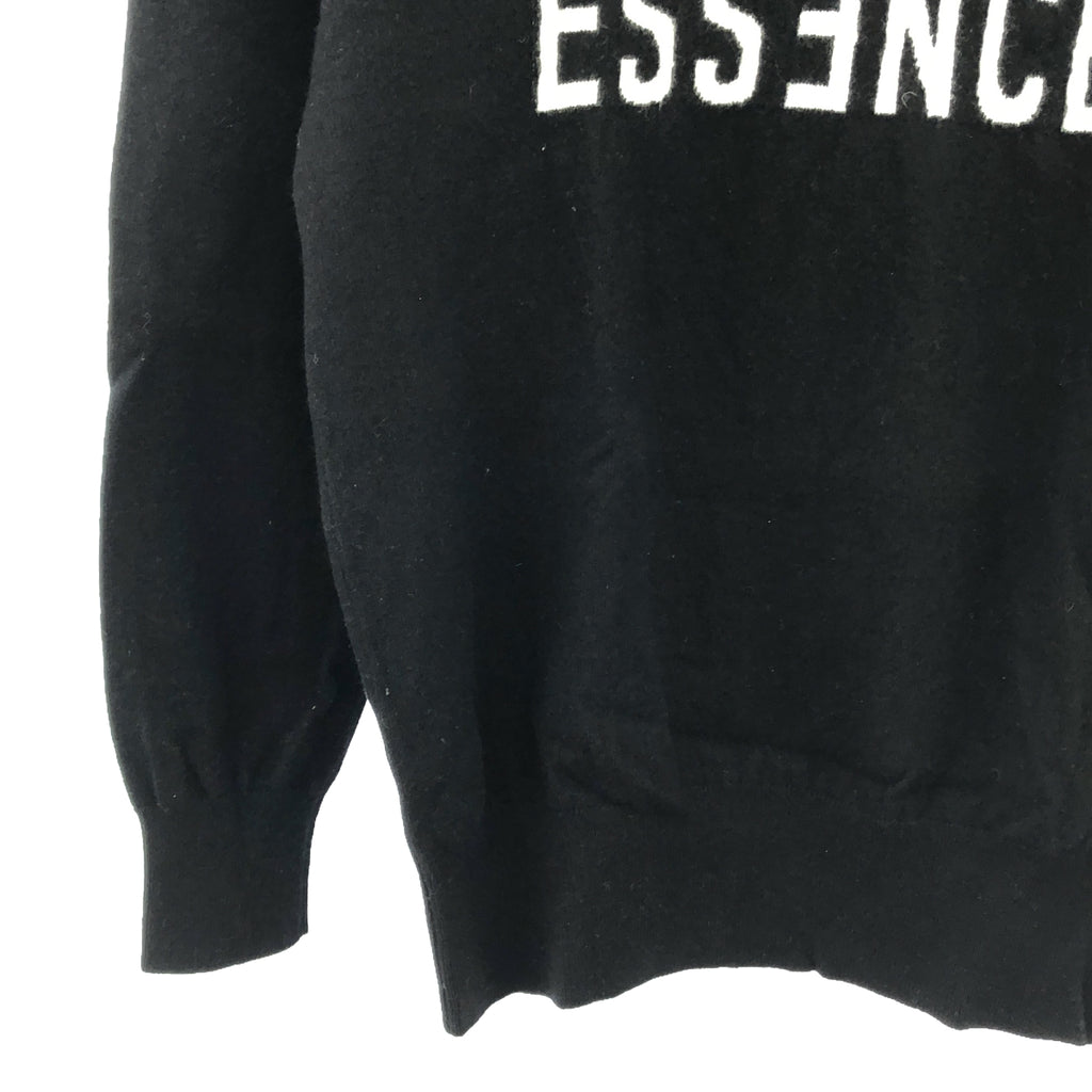 Spick and Span / スピックアンドスパン | ESSENCE ロゴニット | F | ブラック | レディース