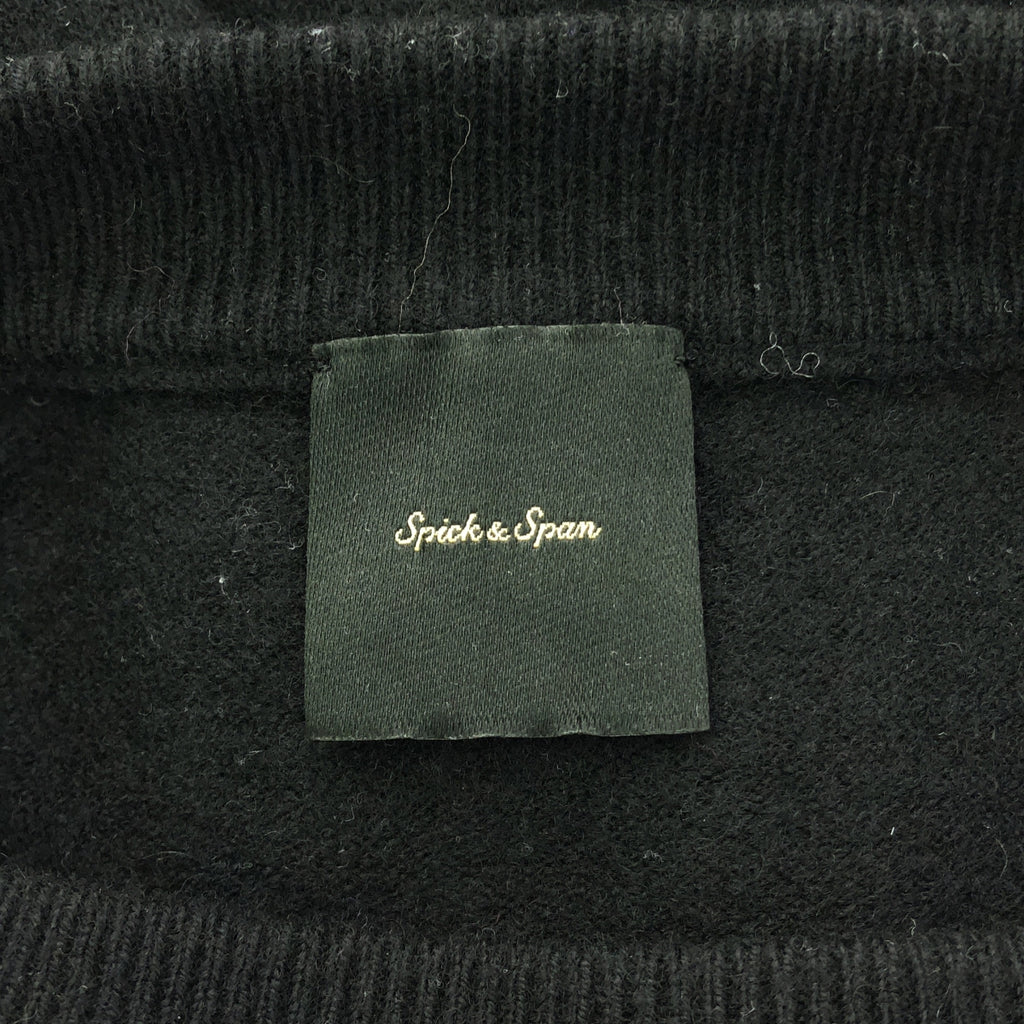Spick and Span / スピックアンドスパン | ESSENCE ロゴニット | F | ブラック | レディース