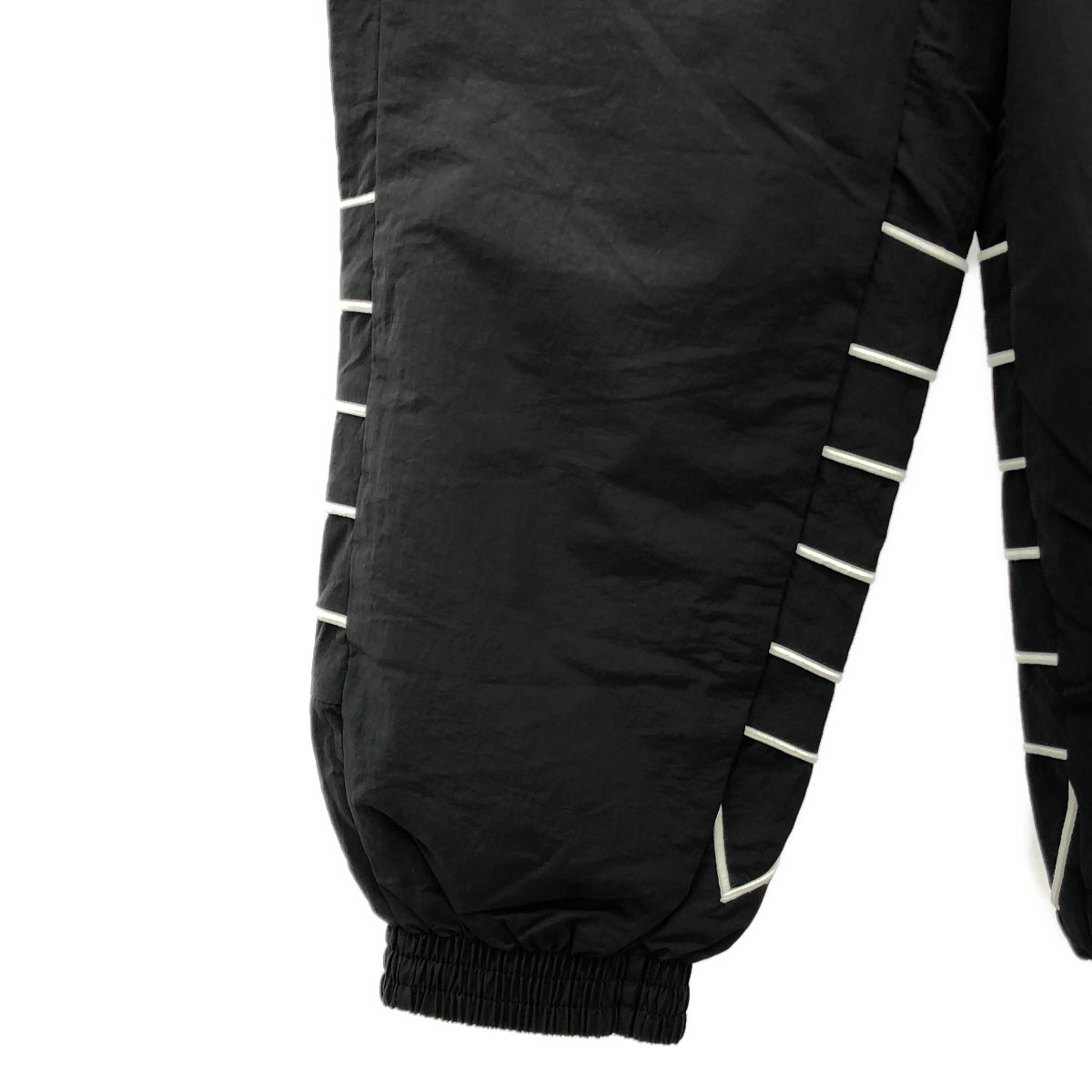 【美品】  adidas / アディダス | LRG LOGO TRACK PANTS / ロゴ ドローストリング イージー パンツ | XS | ブラック | レディース