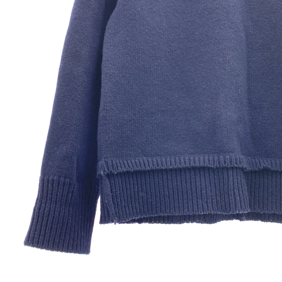 Maison Margiela / メゾンマルジェラ | 2022AW | ウール リネン エルボーパッチ プルオーバー ニット | S | メンズ