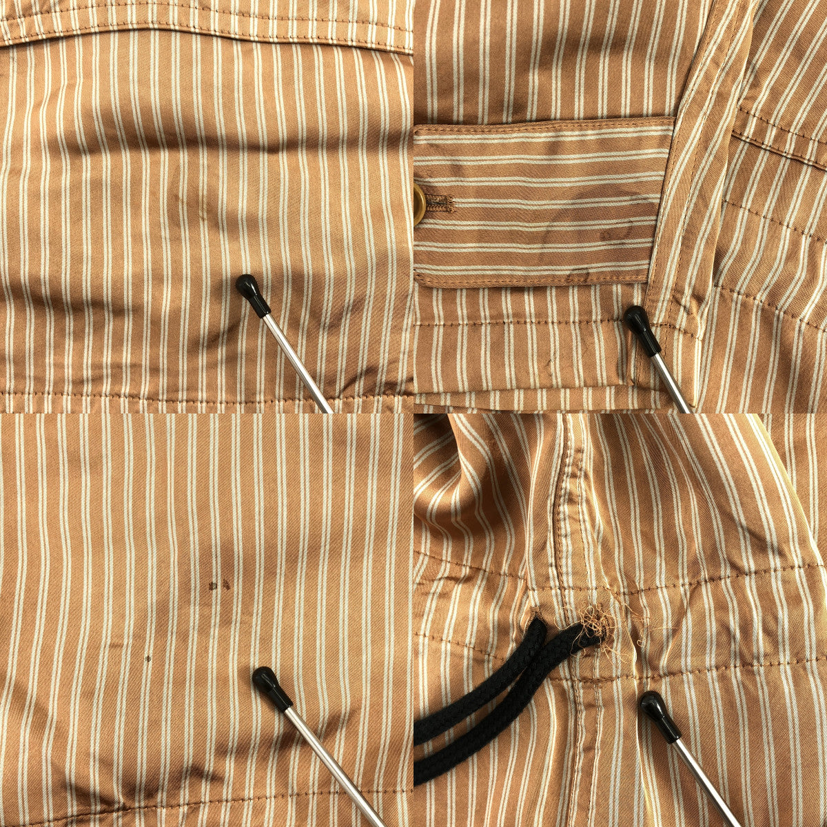 【美品】  DRIES VAN NOTEN / ドリスヴァンノッテン | ドローストリング オーバー アノラック フーディ | M | ブラウン | メンズ