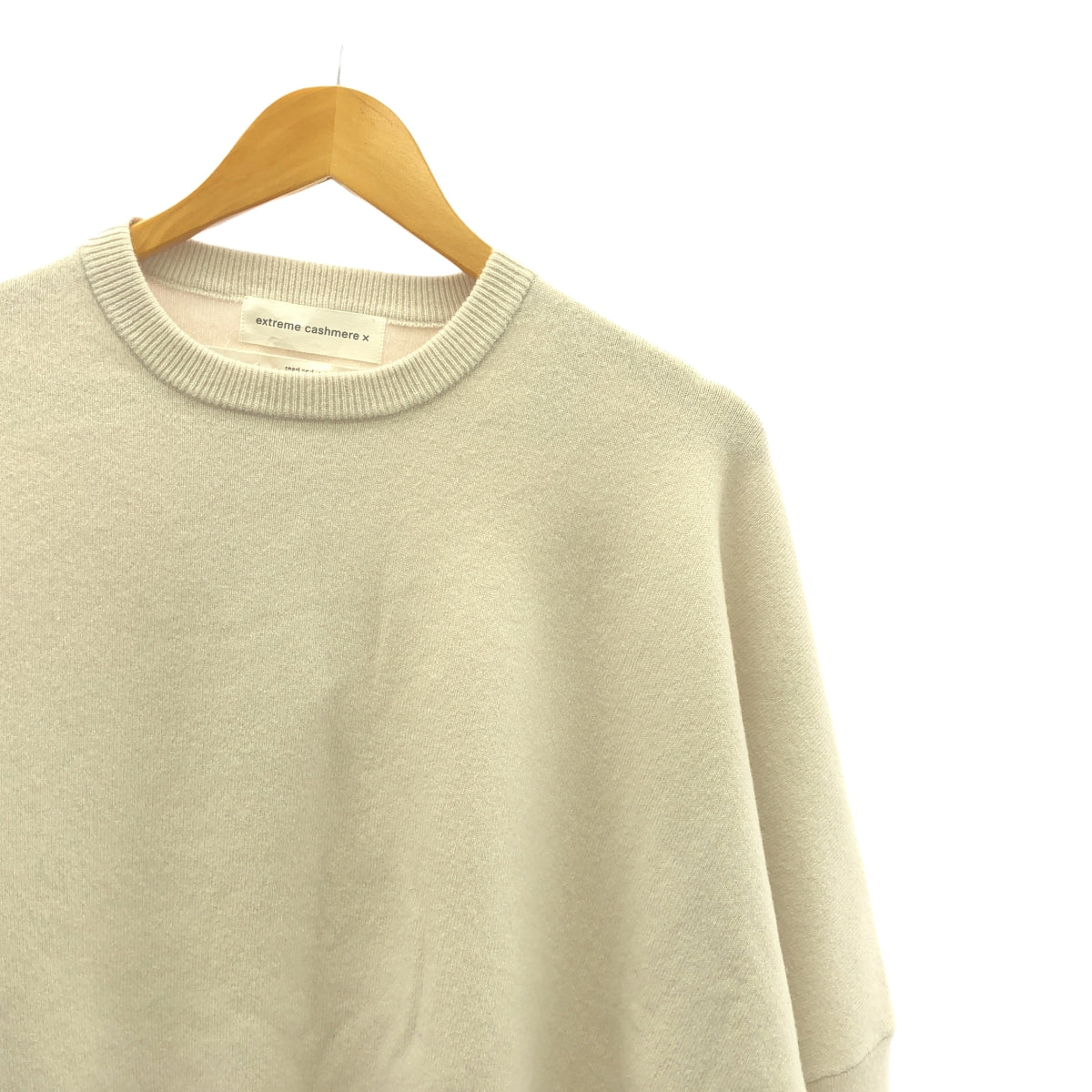 extreme cashmere / エクストリームカシミヤ | カシミヤ クルーネック オーバーニット | グレージュ系 | レディース