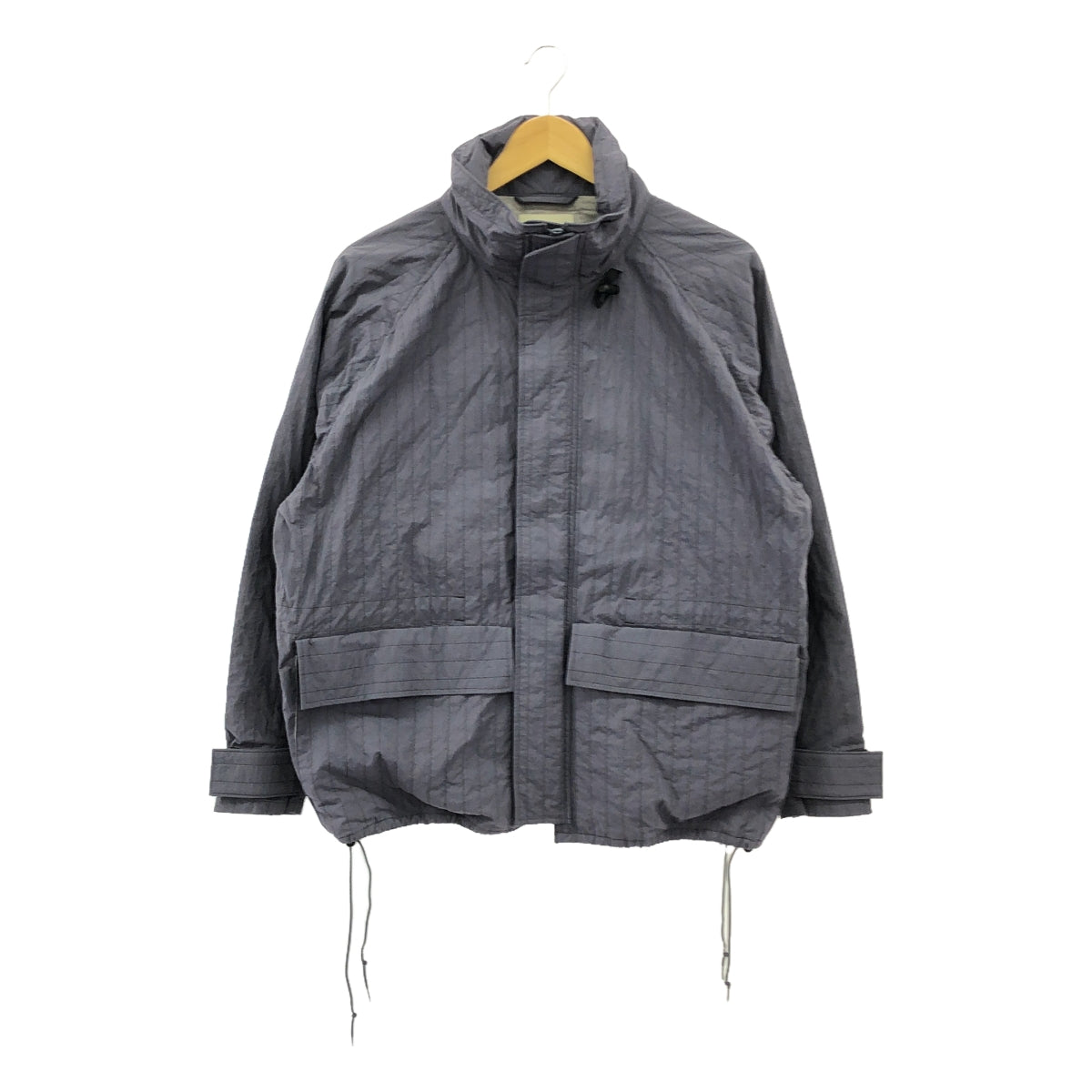 YOKE / ヨーク | Qualited MILITARY Blouson / ドローストリング ミリタリー ジャケット | 1 | ネイビー | メンズ