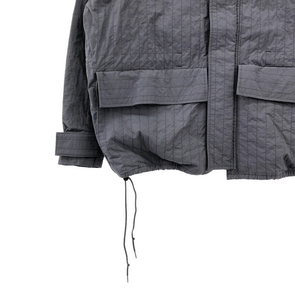 YOKE / ヨーク | Qualited MILITARY Blouson / ドローストリング ミリタリー ジャケット | 1 | ネイビー | メンズ