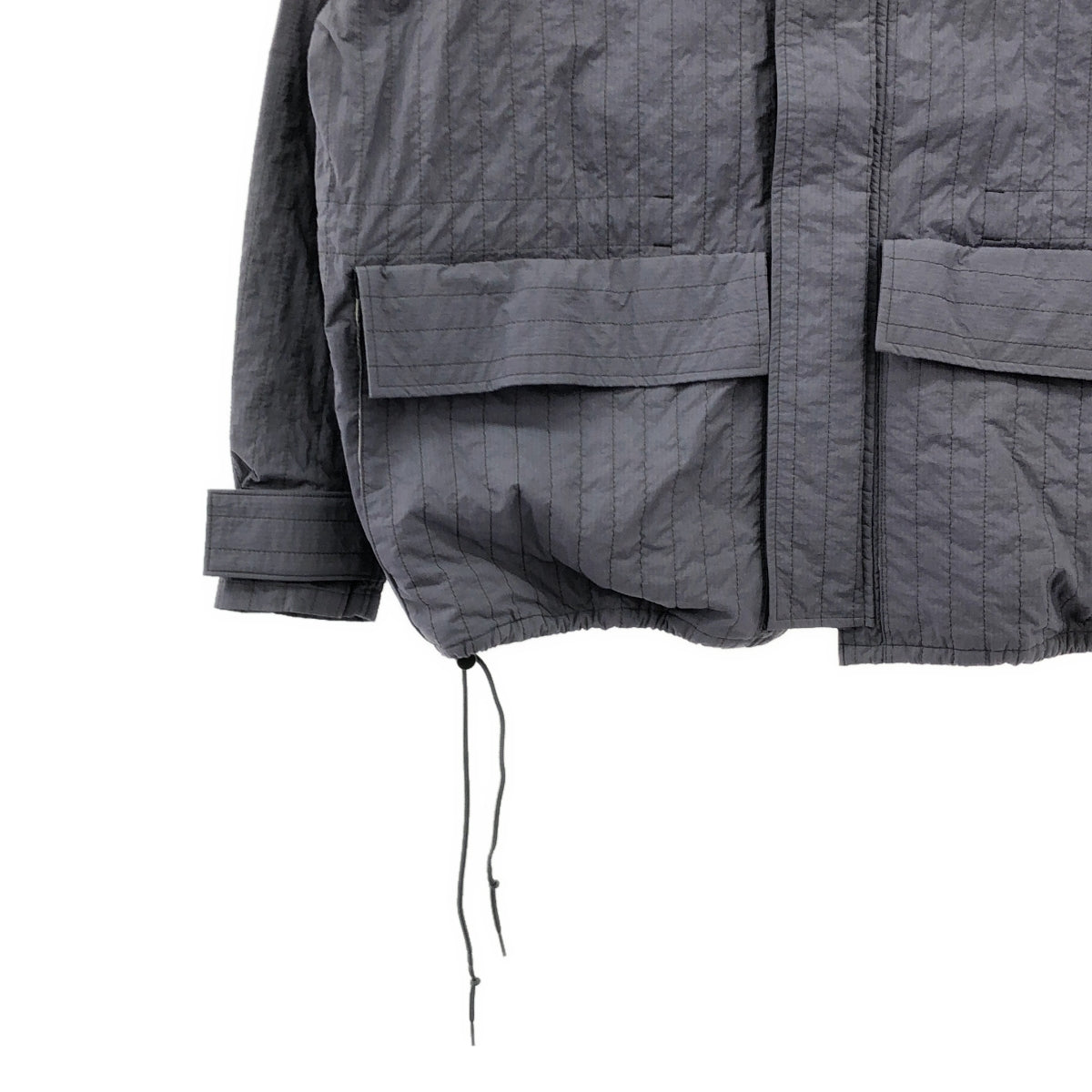YOKE / ヨーク | Qualited MILITARY Blouson / ドローストリング ミリタリー ジャケット | 1 | ネイビー | メンズ