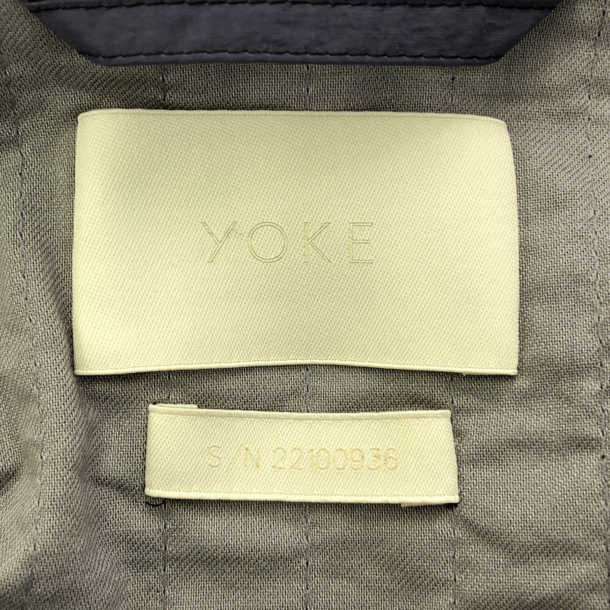 YOKE / ヨーク | Qualited MILITARY Blouson / ドローストリング ミリタリー ジャケット | 1 | ネイビー | メンズ