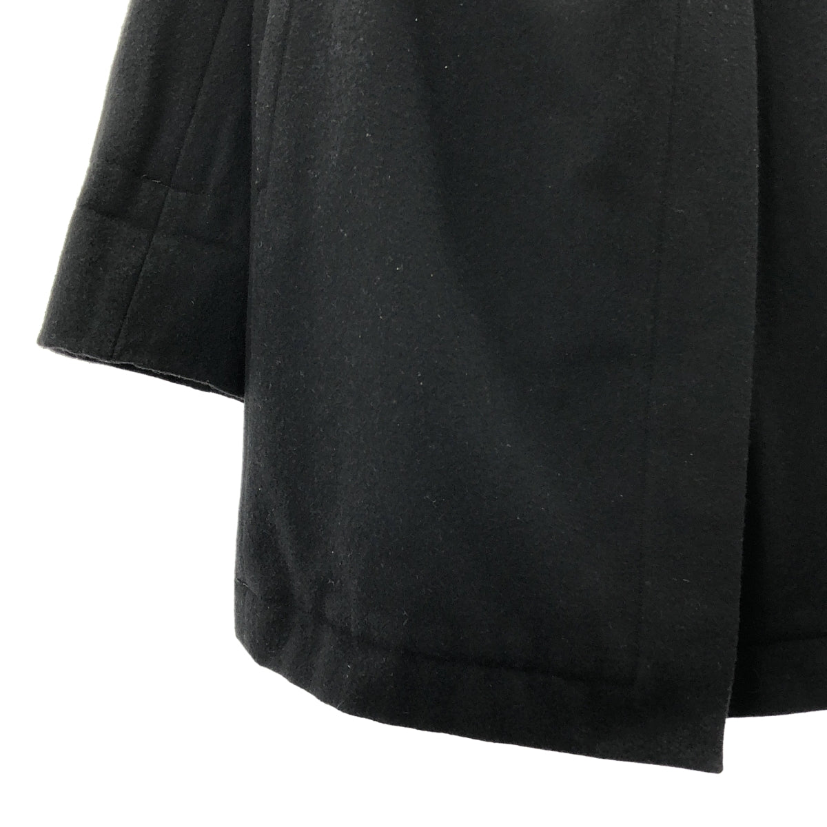 ANN DEMEULEMEESTER / アンドゥムルメステール | ウール オーバーコート フーディ / 総裏地 | 36 | レディース