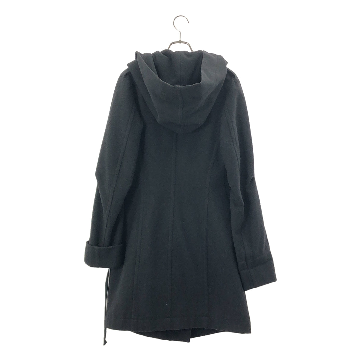 ANN DEMEULEMEESTER / アンドゥムルメステール | ウール オーバーコート フーディ / 総裏地 | 36 | レディース