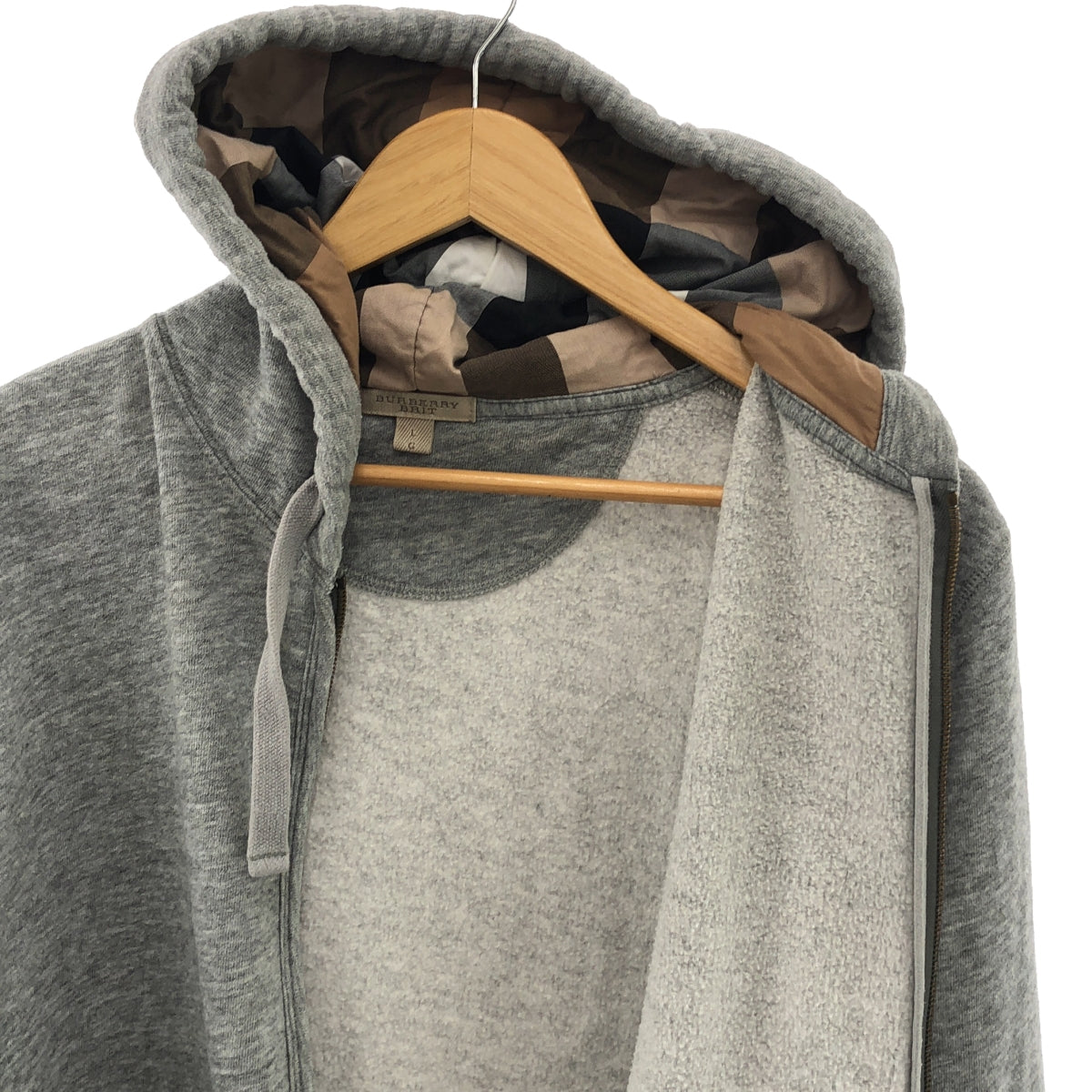 BURBERRY BRIT | Full Zip Sweat Hoodie | L | Men's