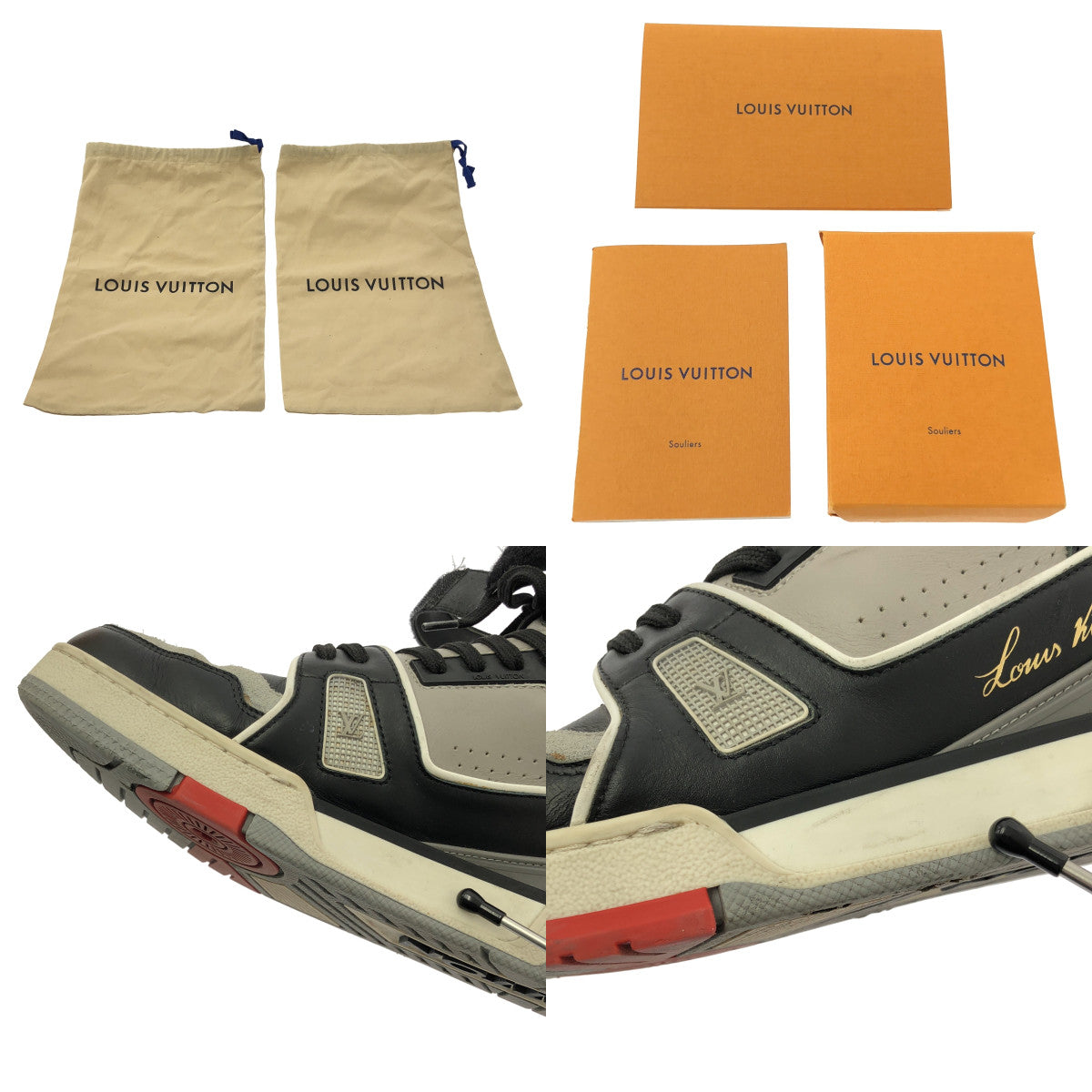 Louis Vuitton / ルイヴィトン | LVトレーナー レザー ハイカットスニーカー | 7 1/2 | メンズ