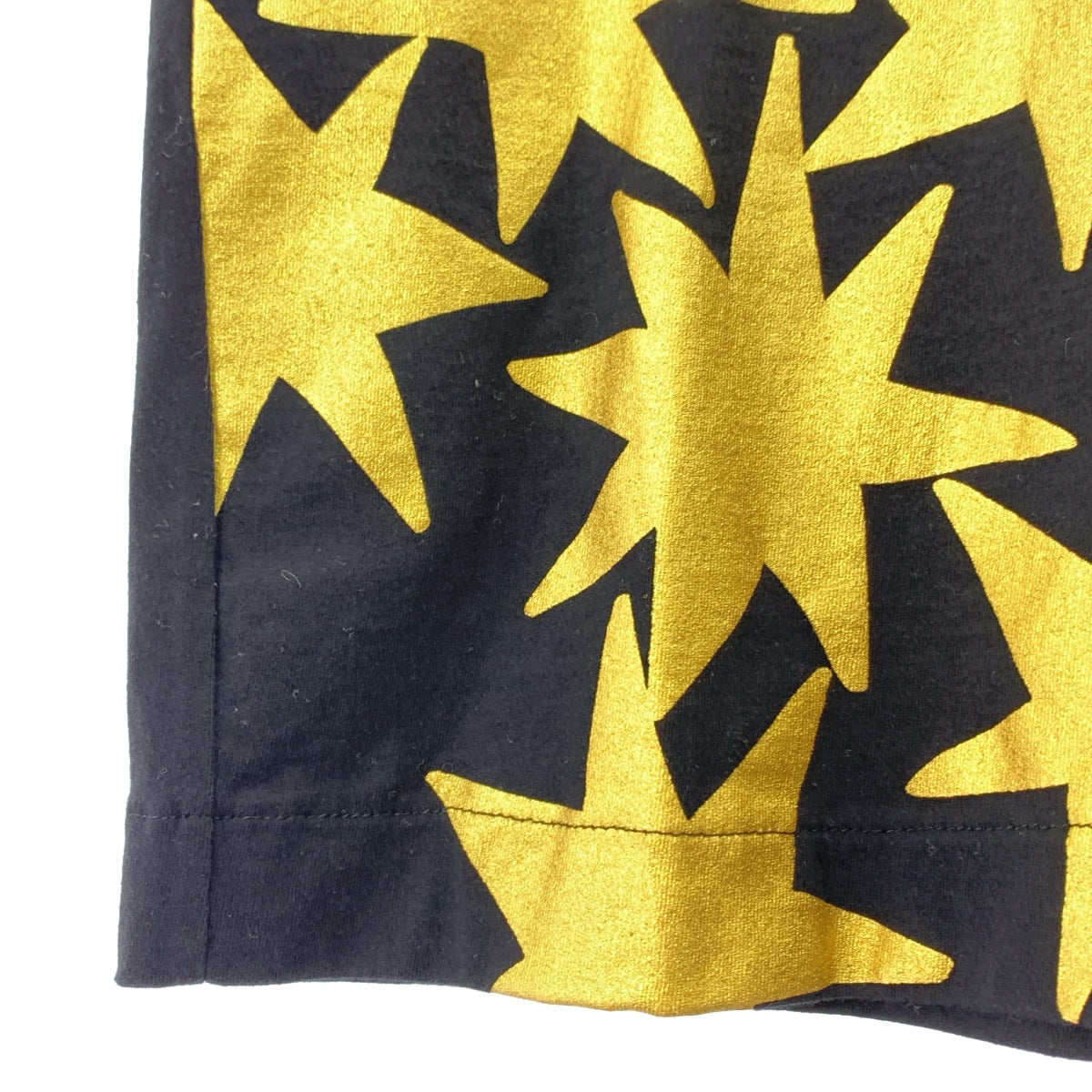 Tao COMME des GARÇONS | 2023 秋冬系列 | 金屬星星印花 T 卹 | M 碼 | 黑色/金色 | 女款