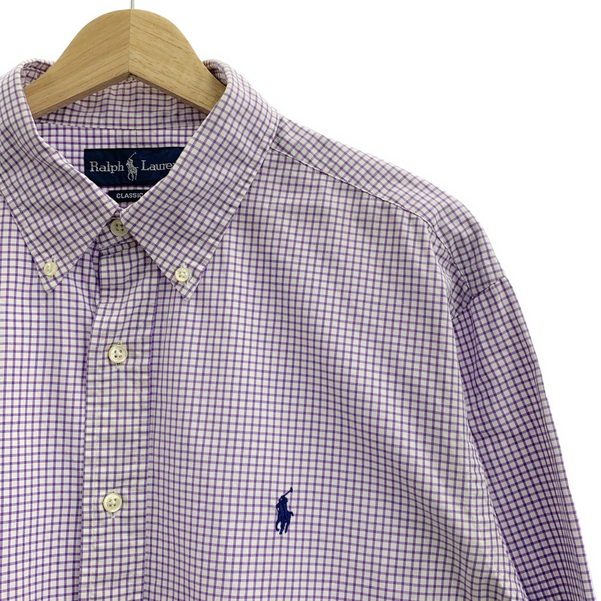 RALPH LAUREN / ラルフローレン | CLASSIC FIT チェック ボタンダウン シャツ | 16 1/2 | メンズ