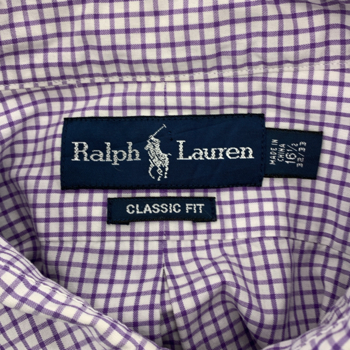 RALPH LAUREN / ラルフローレン | CLASSIC FIT チェック ボタンダウン シャツ | 16 1/2 | メンズ