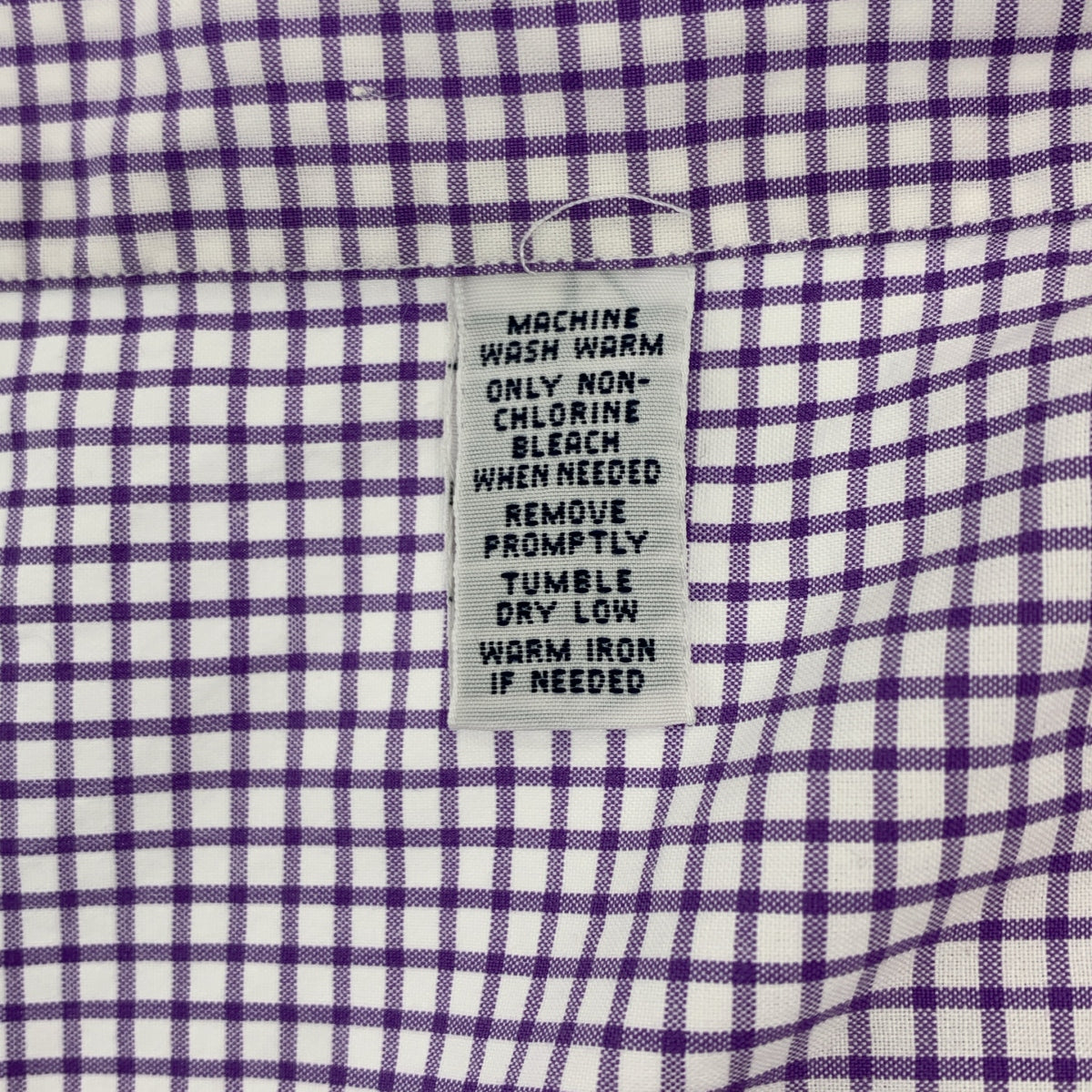 RALPH LAUREN / ラルフローレン | CLASSIC FIT チェック ボタンダウン シャツ | 16 1/2 | パープル/ホワイト | メンズ