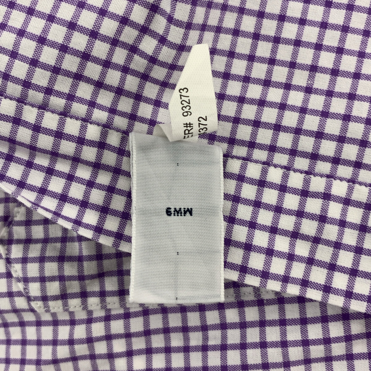 RALPH LAUREN / ラルフローレン | CLASSIC FIT チェック ボタンダウン シャツ | 16 1/2 | パープル/ホワイト | メンズ