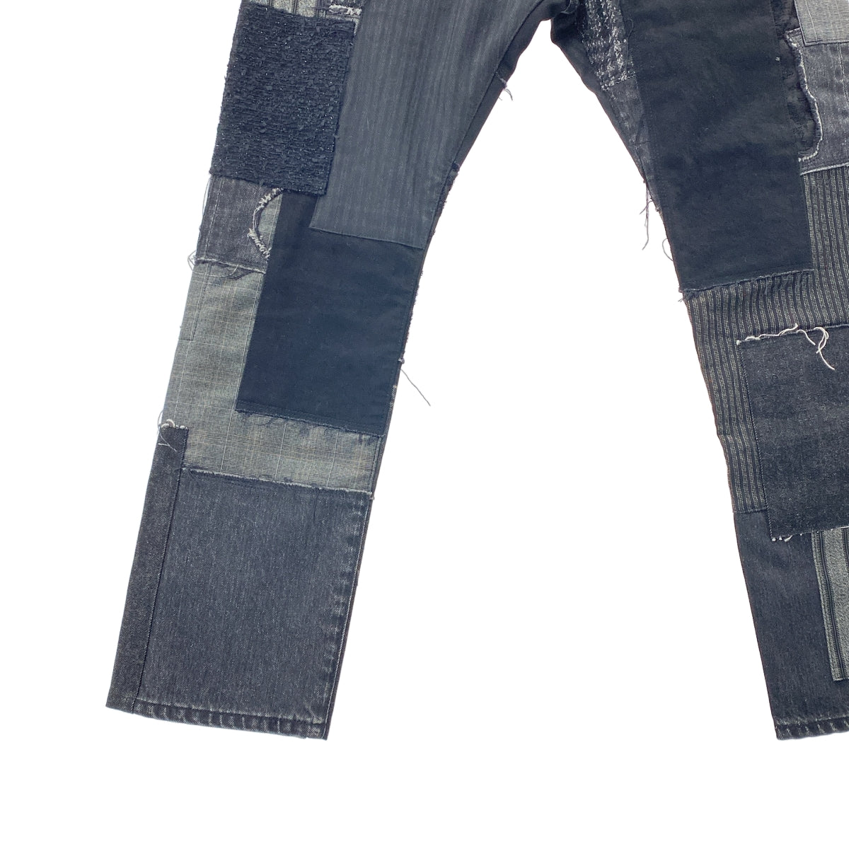 [狀況極佳] JUNYA WATANABE MAN | 2025 春夏 | 拼布牛仔褲 | M碼 | 黑色 | 男款