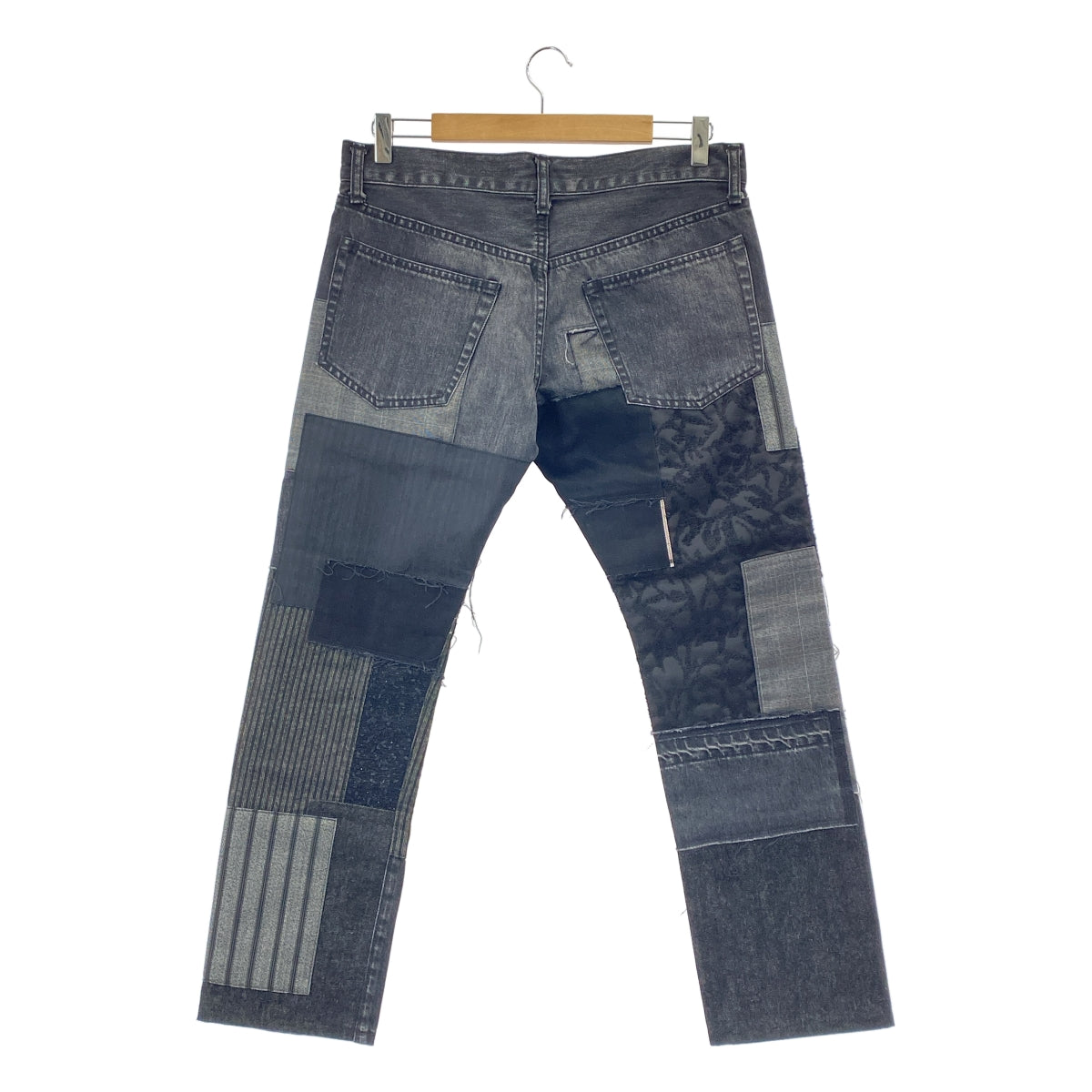 [狀況極佳] JUNYA WATANABE MAN | 2025 春夏 | 拼布牛仔褲 | M碼 | 黑色 | 男款