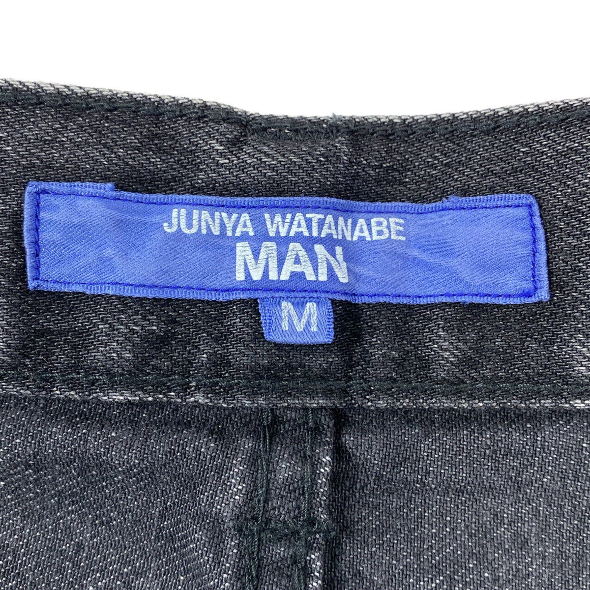 [狀況極佳] JUNYA WATANABE MAN | 2025 春夏 | 拼布牛仔褲 | M碼 | 黑色 | 男款