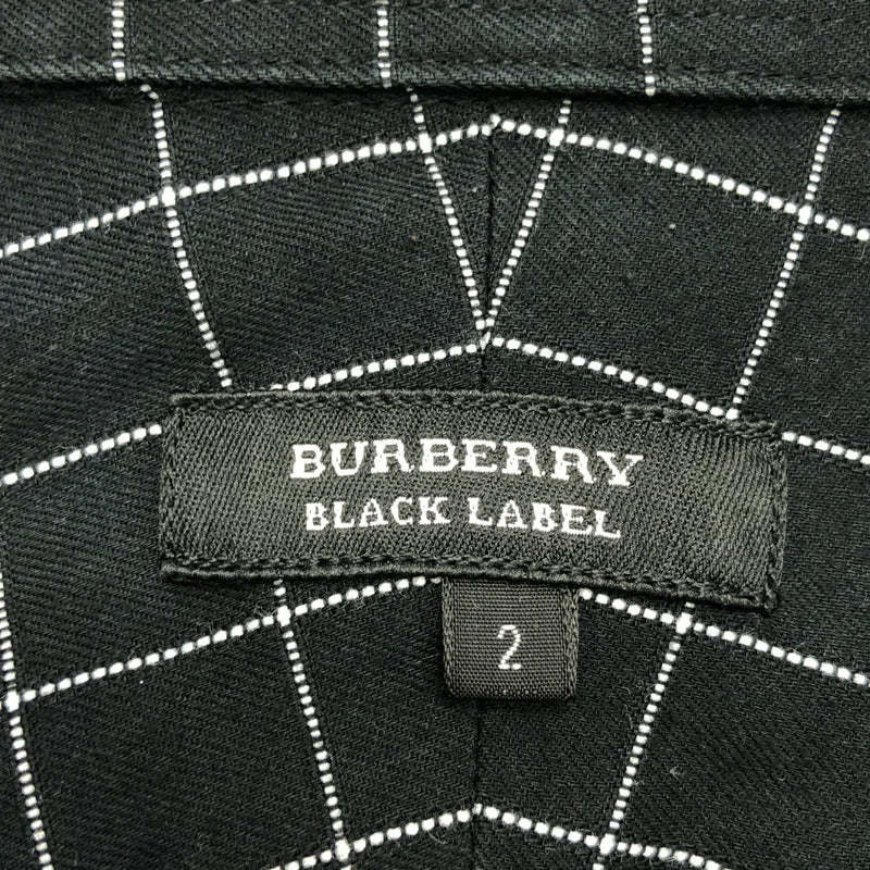 BURBERRY BLACK LABEL / バーバリーブラックレーベル | コットン ロゴボタン シャツ | 2 | メンズ